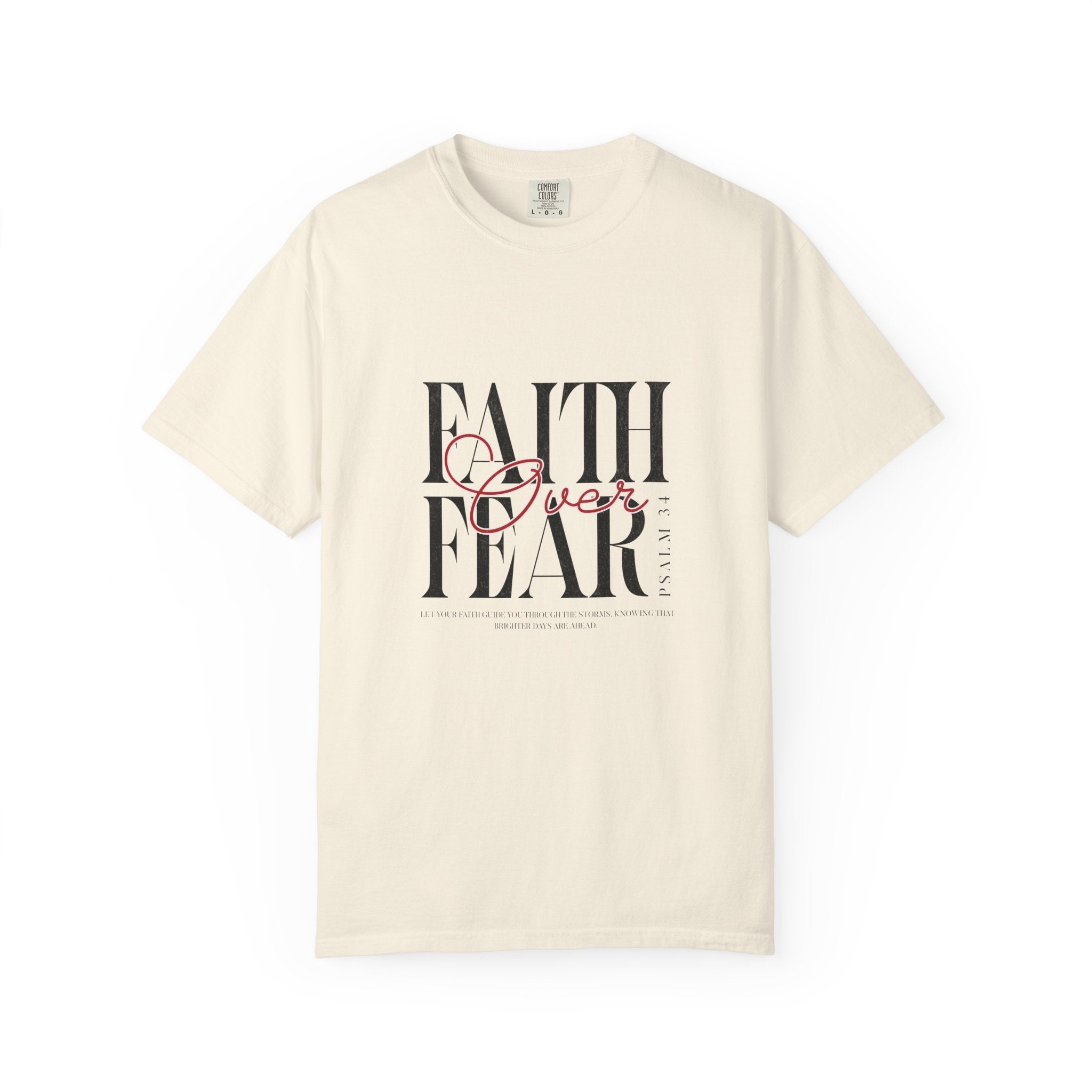 Faith Over Fear T-Shirt, Inspirational Tee, Motivational Shirt, Unisex Casual Wear, Perfect Gift for Encouragement