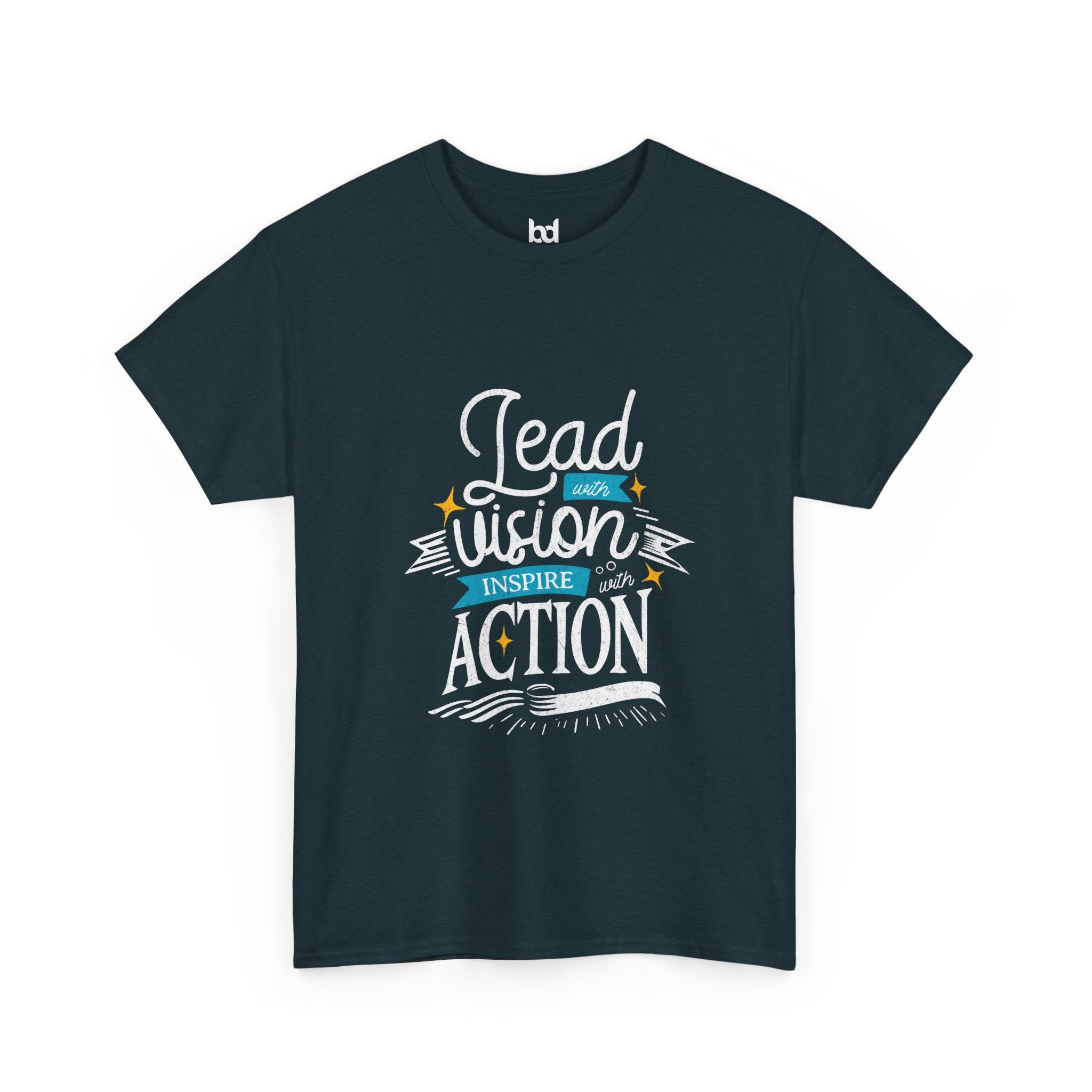 Inspire Action Unisex Heavy Cotton Tee - Motivational Quote Shirt