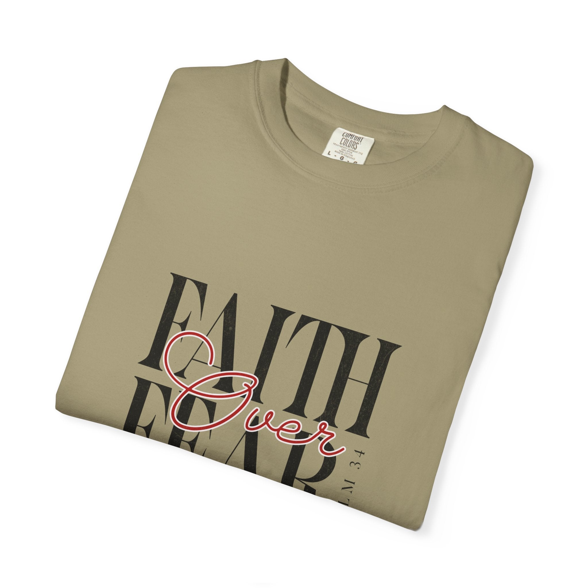 Faith Over Fear T-Shirt, Inspirational Tee, Motivational Shirt, Unisex Casual Wear, Perfect Gift for Encouragement
