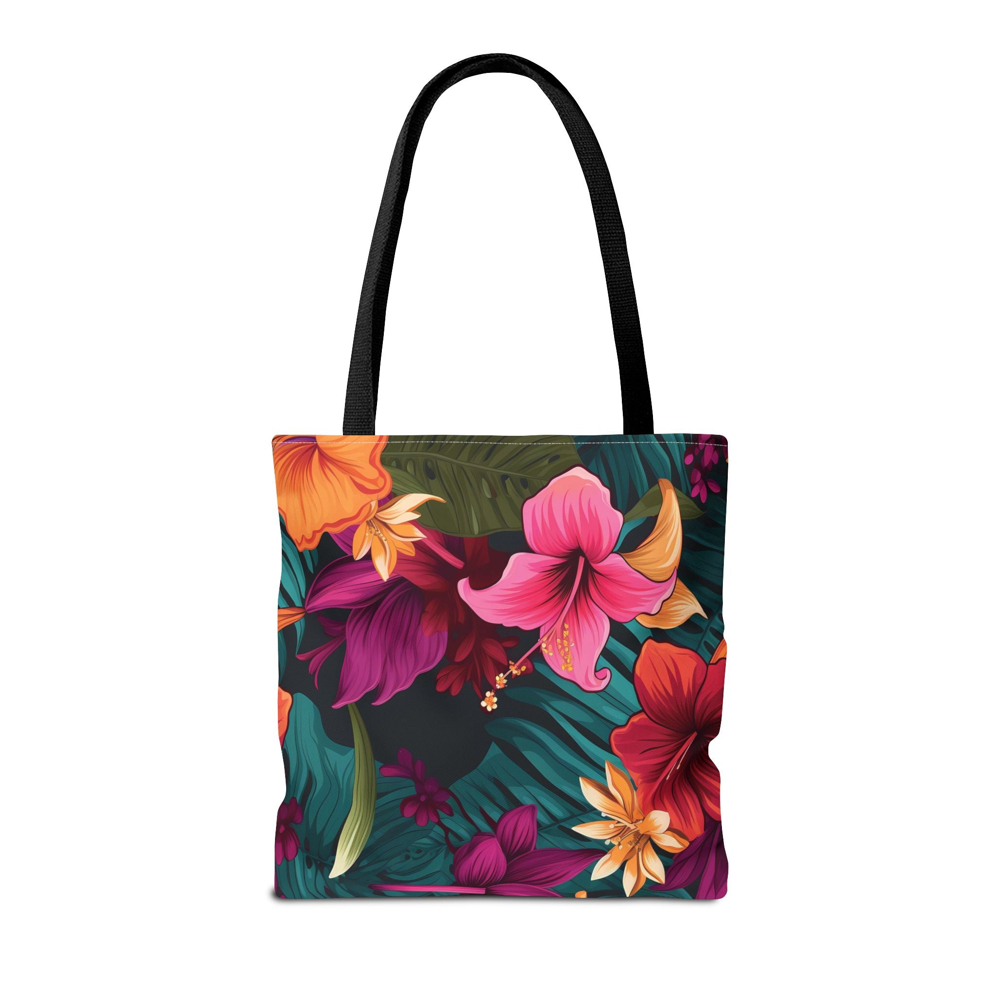 Tropical Floral Tote Bag - Perfect for Beach Days & Summer Outings