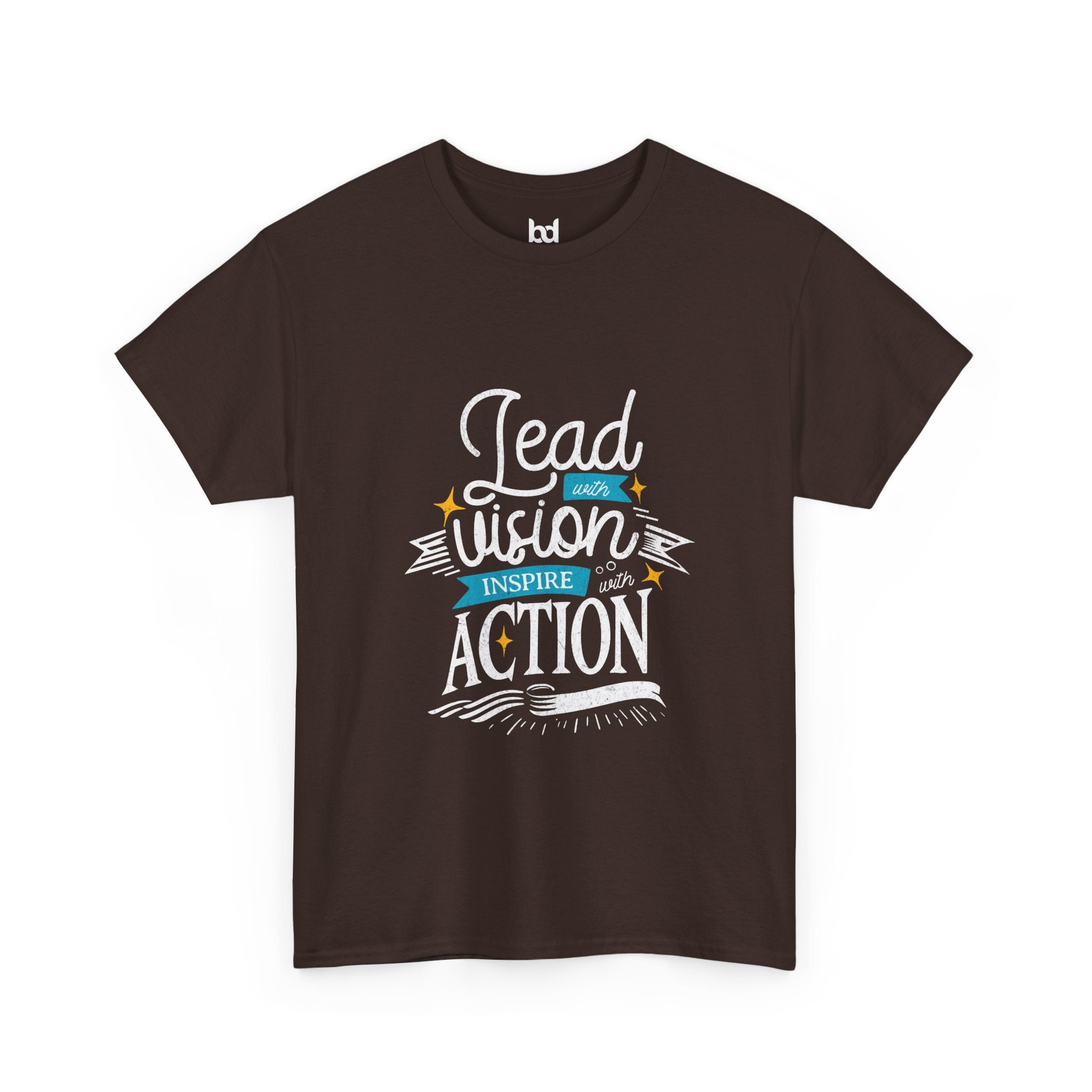 Inspire Action Unisex Heavy Cotton Tee - Motivational Quote Shirt
