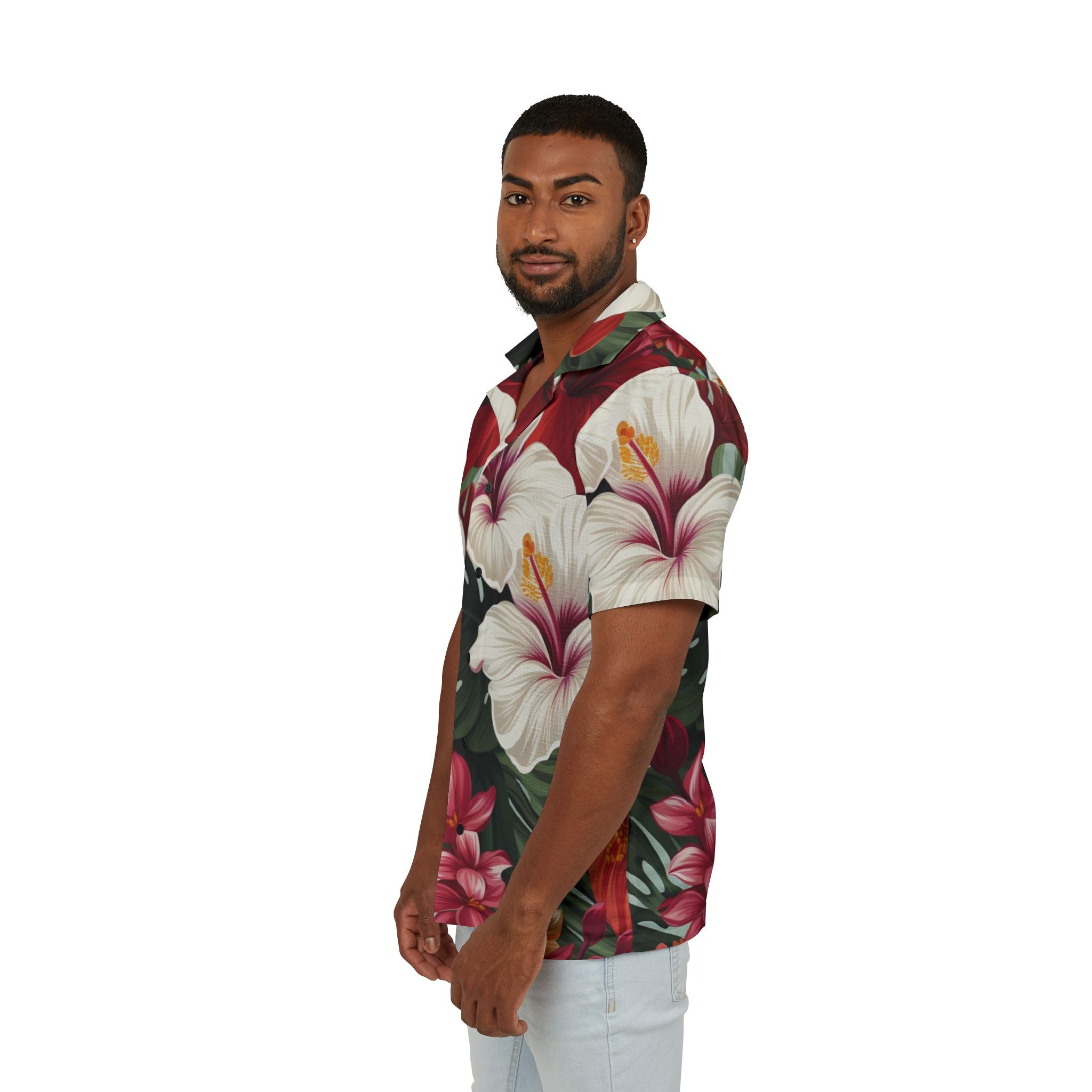 Classic Island Vibes: The Floral Hawaiian Shirt Perfect for Summer Parties & Beach Getaways