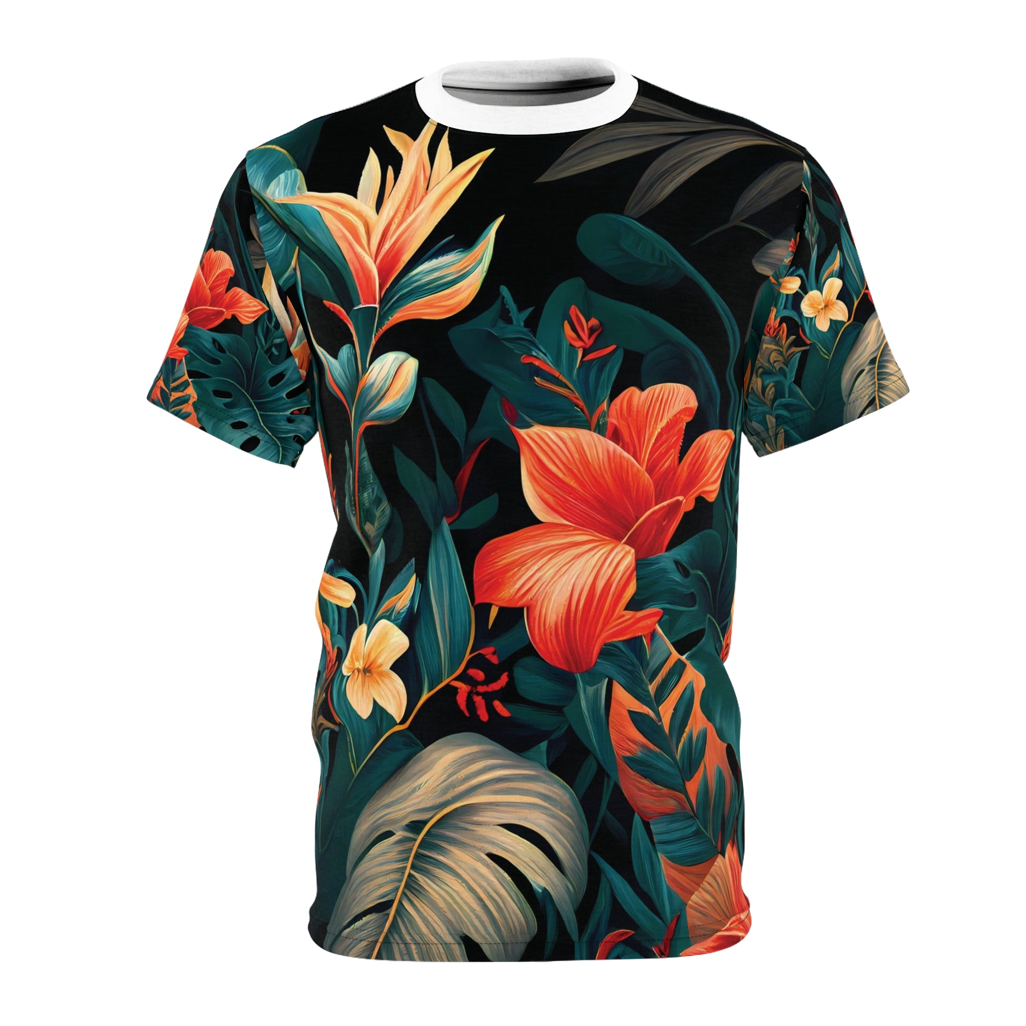 Unleash Your Tropical Spirit with the "Believe & Do" Floral T-Shirt