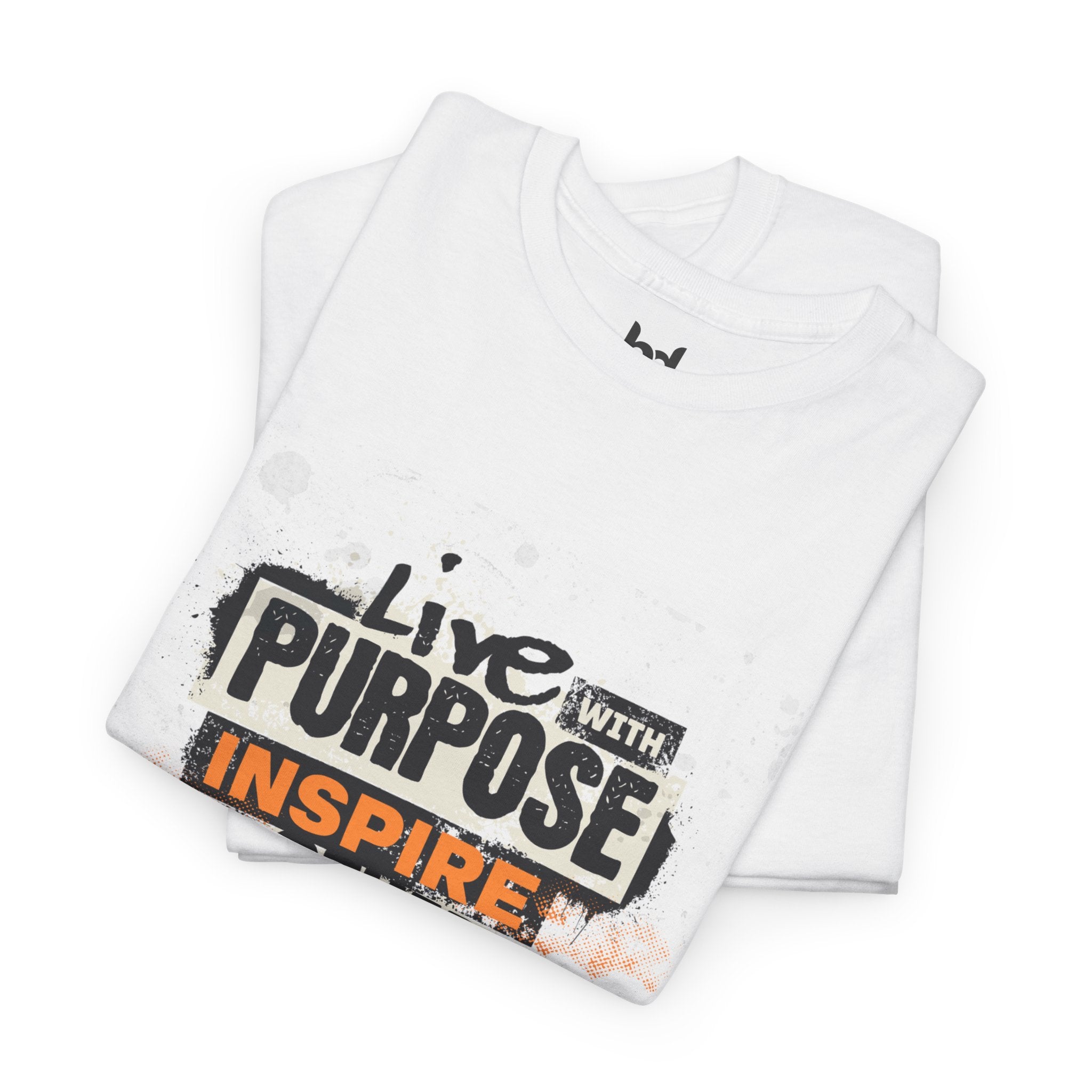 Live with Purpose Unisex Heavy Cotton Tee - Inspire Others Tee Shirt