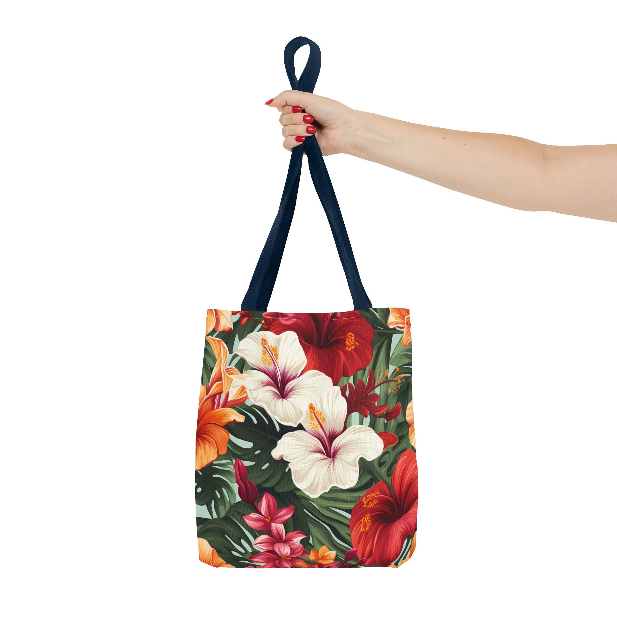 Tropical Floral Tote Bag - Stylish & Versatile for Everyday Use