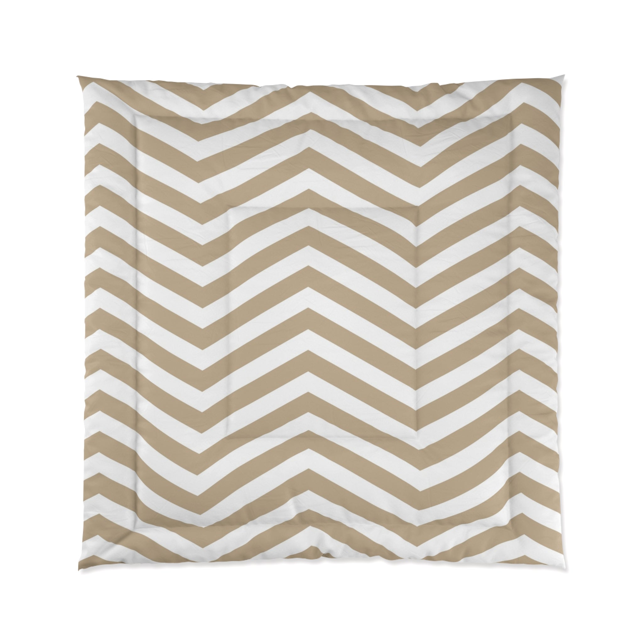 Modern Chevron Comforter - Stylish Bedding for Cozy Spaces