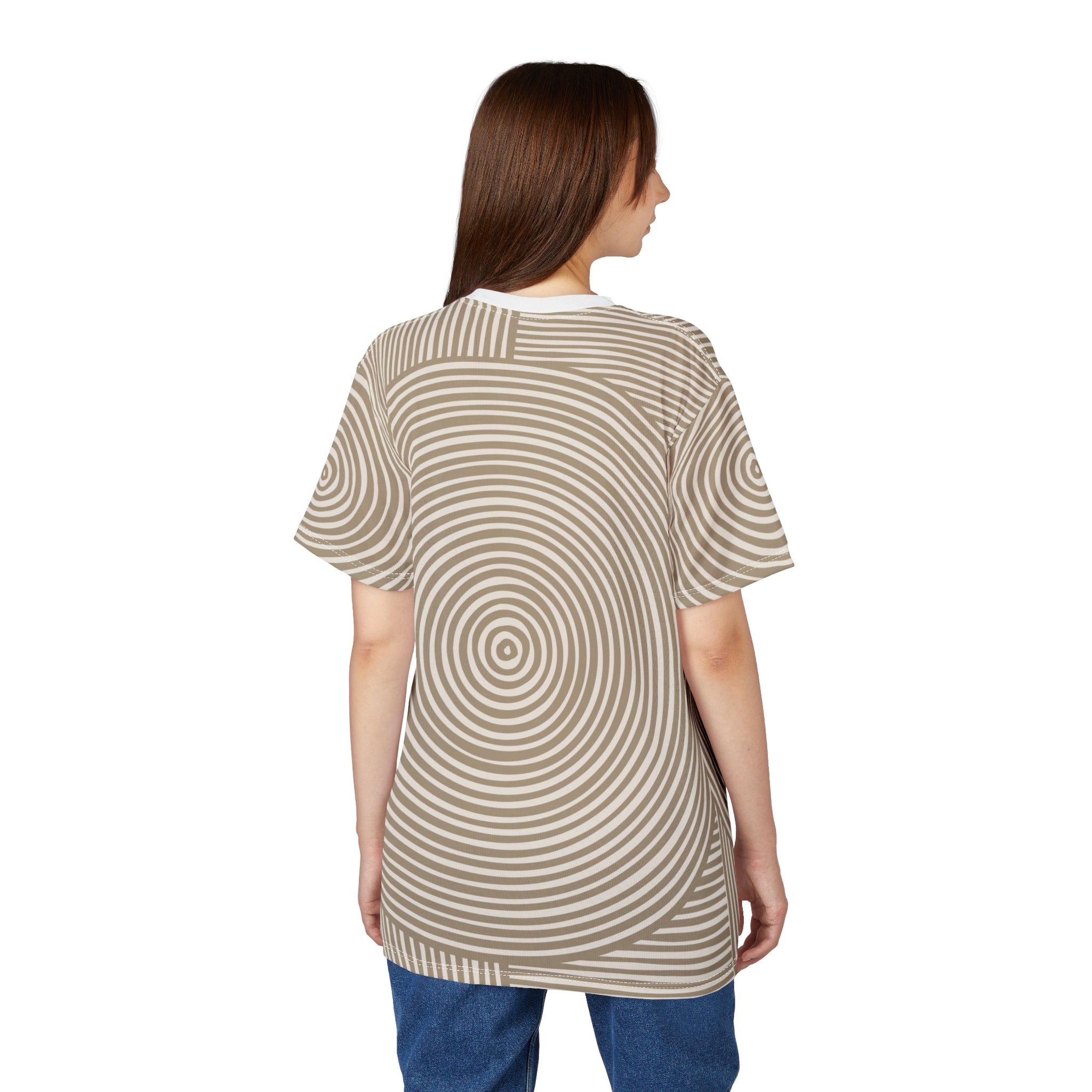 Modern Geometric Unisex Tee - Stylish Casual Wear
