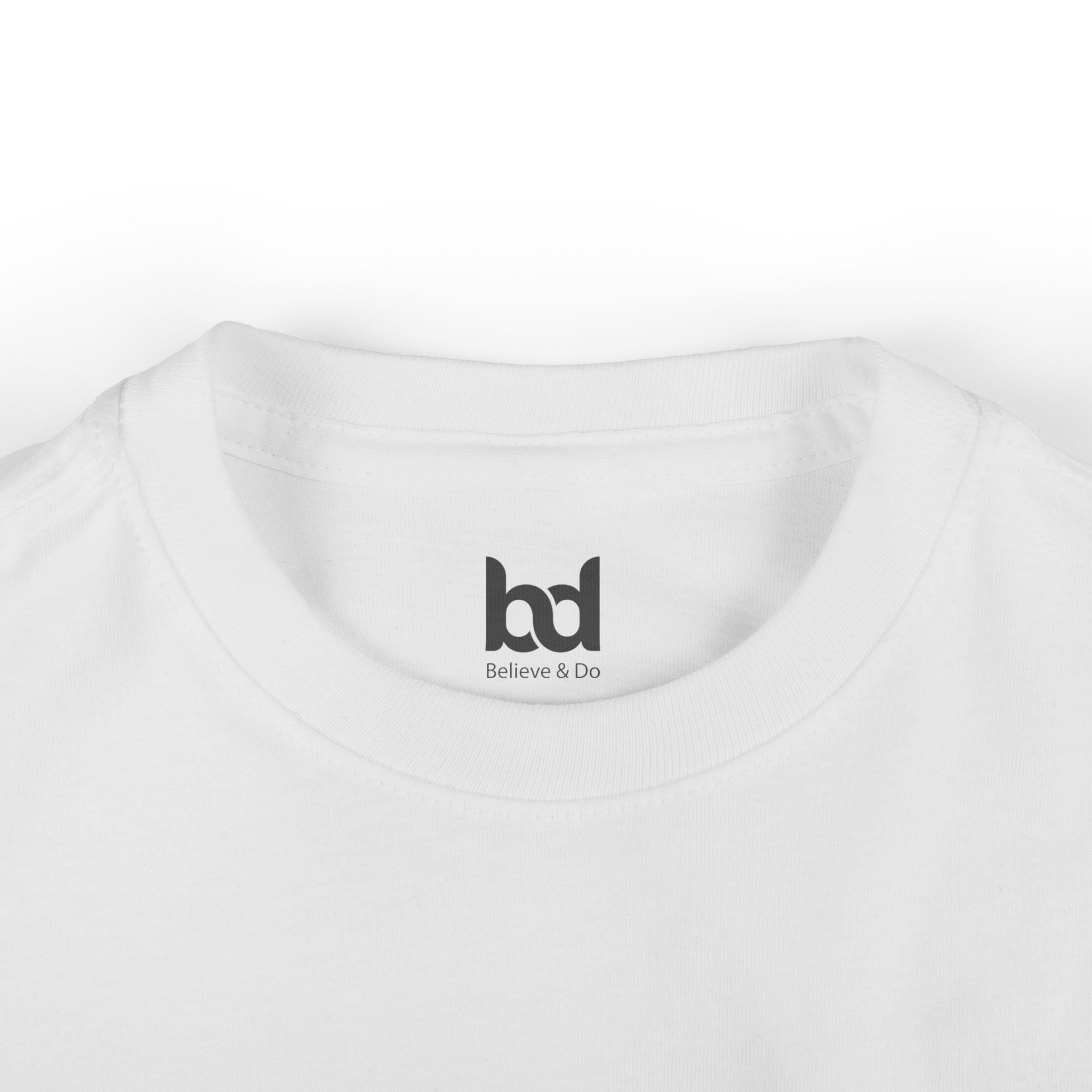 Inspirational Infant Tee - "Believe Do Conquer"