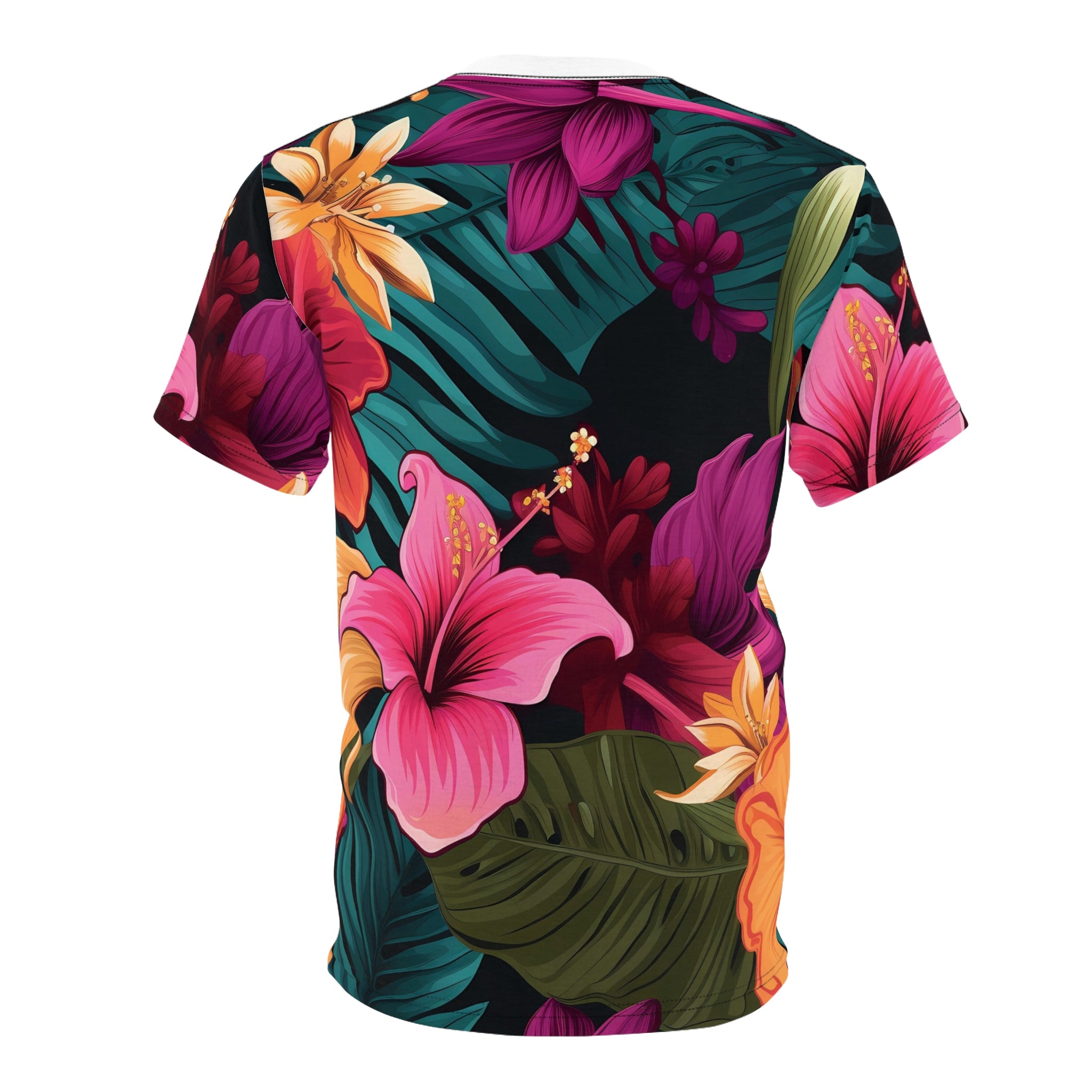 Tropical Floral Unisex Tee - Vibrant Summer Vibes
