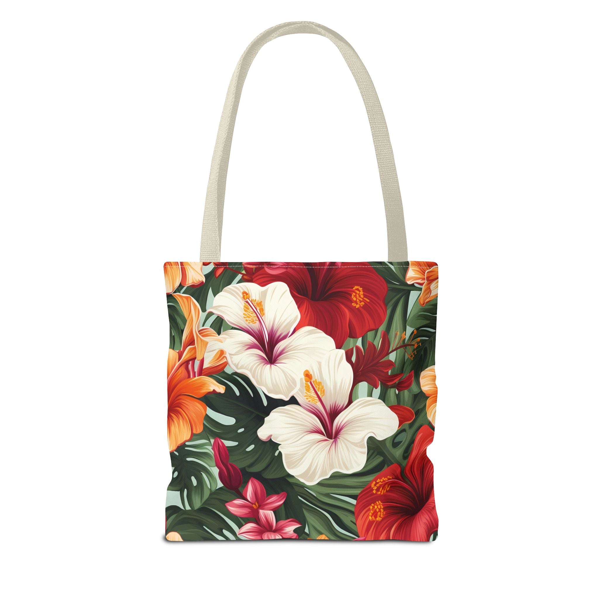 Tropical Floral Tote Bag - Stylish & Versatile for Everyday Use