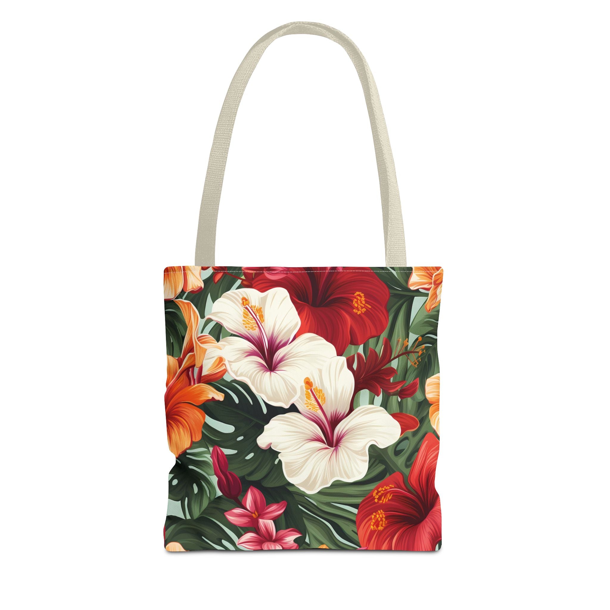 Tropical Floral Tote Bag - Stylish & Versatile for Everyday Use