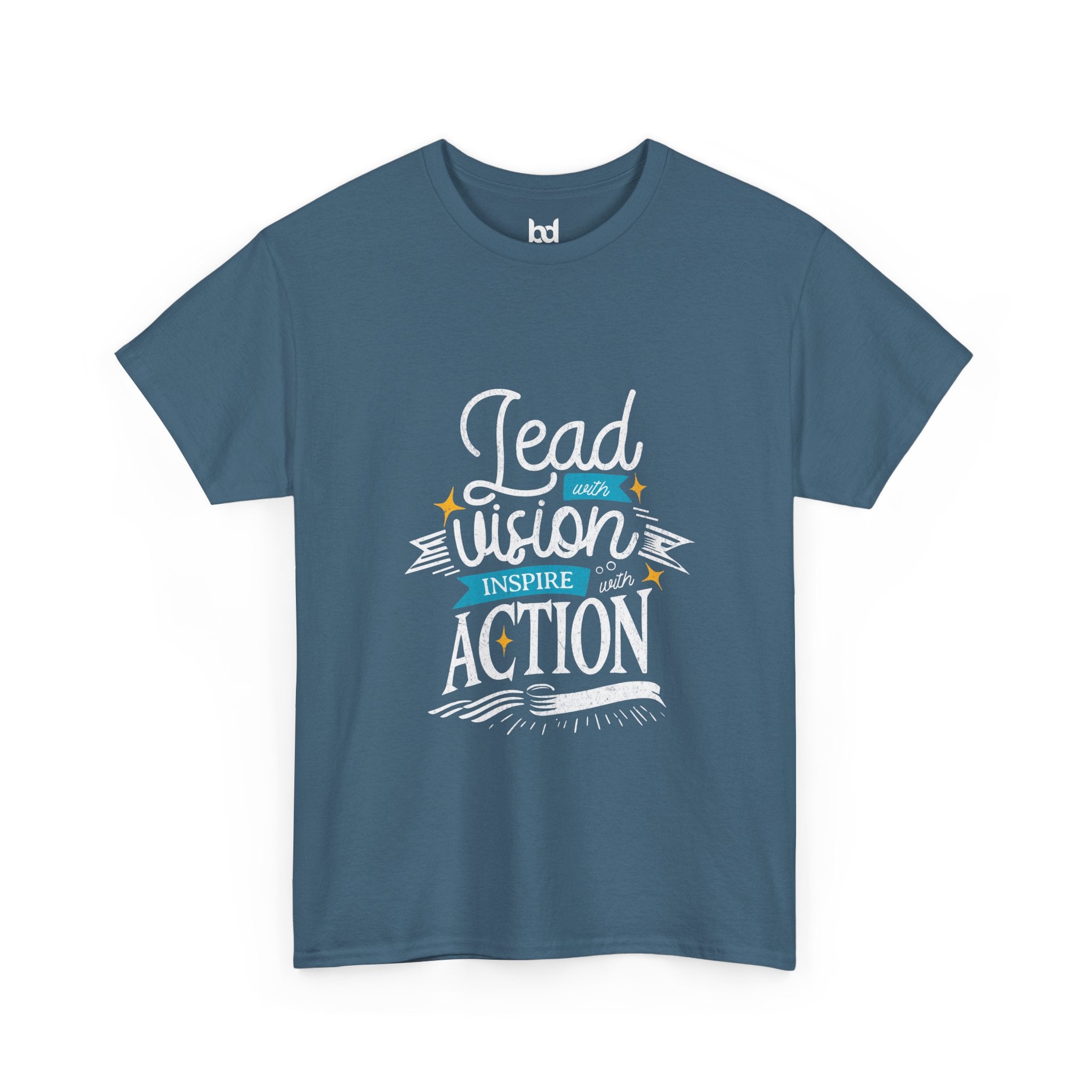 Inspire Action Unisex Heavy Cotton Tee - Motivational Quote Shirt