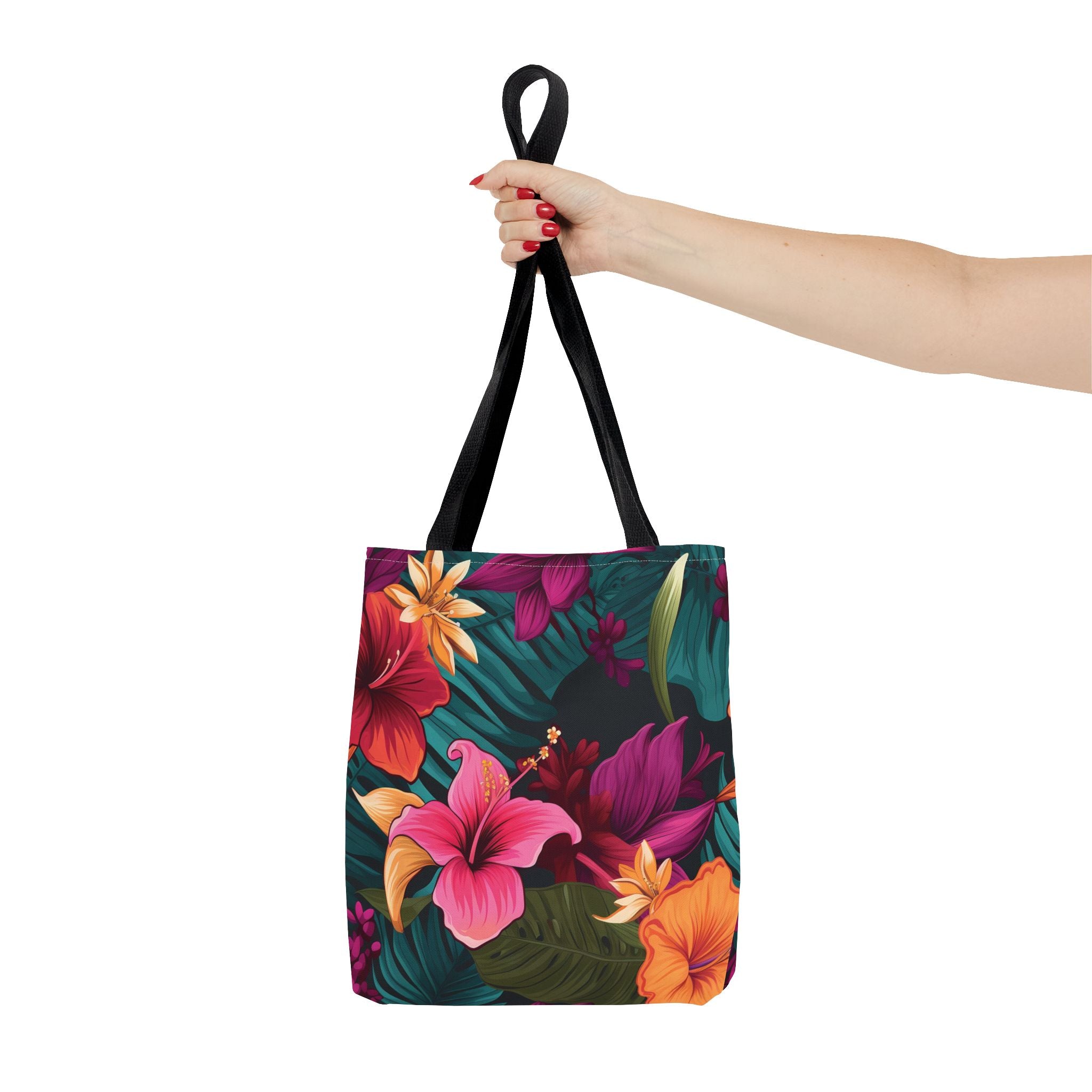 Tropical Floral Tote Bag - Perfect for Beach Days & Summer Outings