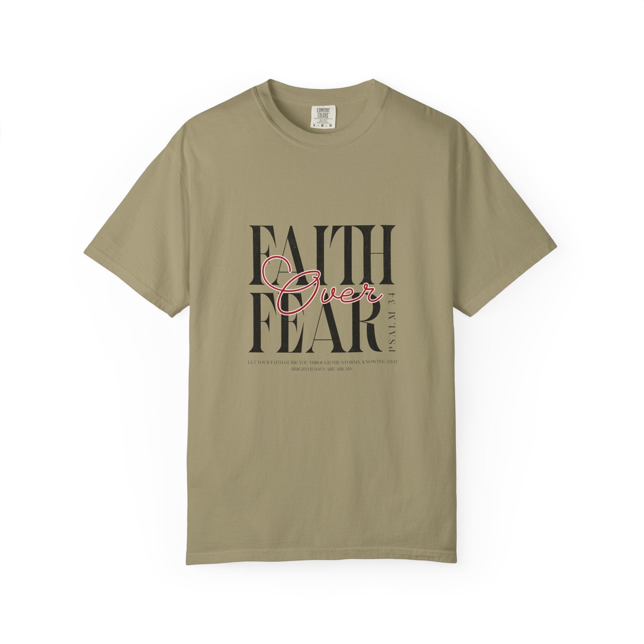 Faith Over Fear T-Shirt, Inspirational Tee, Motivational Shirt, Unisex Casual Wear, Perfect Gift for Encouragement
