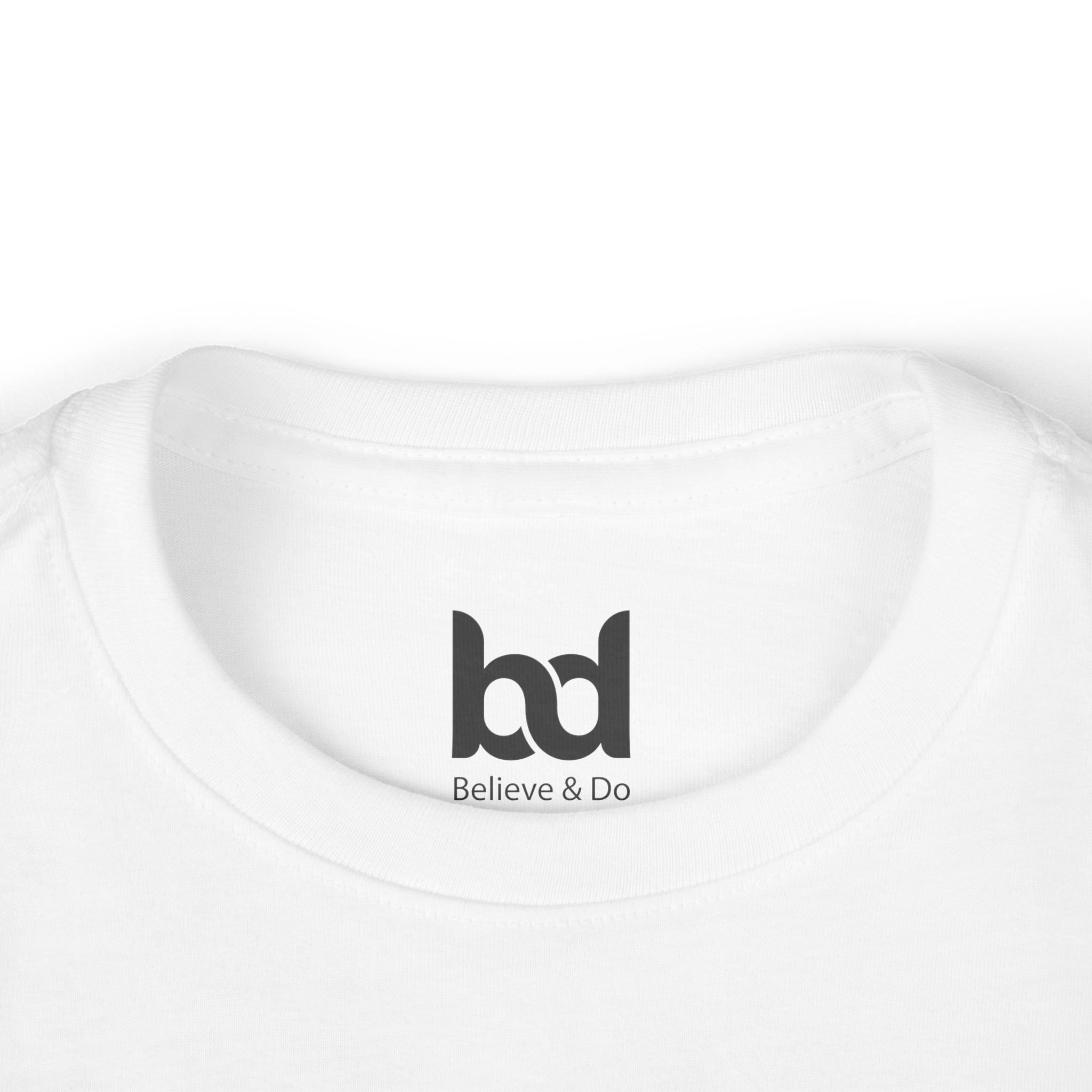 Toddler Long Sleeve Tee - Minimalist Design with Leaf & Circle