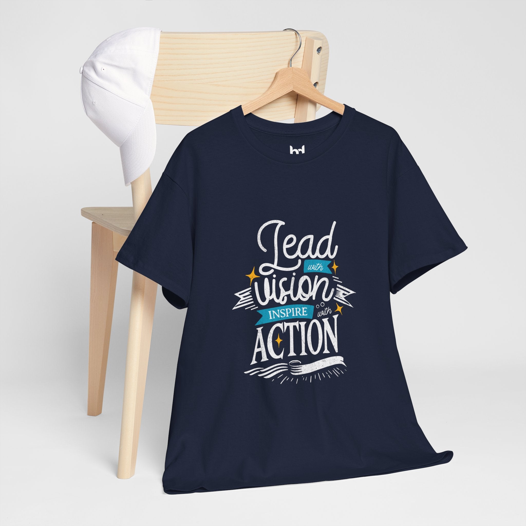 Inspire Action Unisex Heavy Cotton Tee - Motivational Quote Shirt