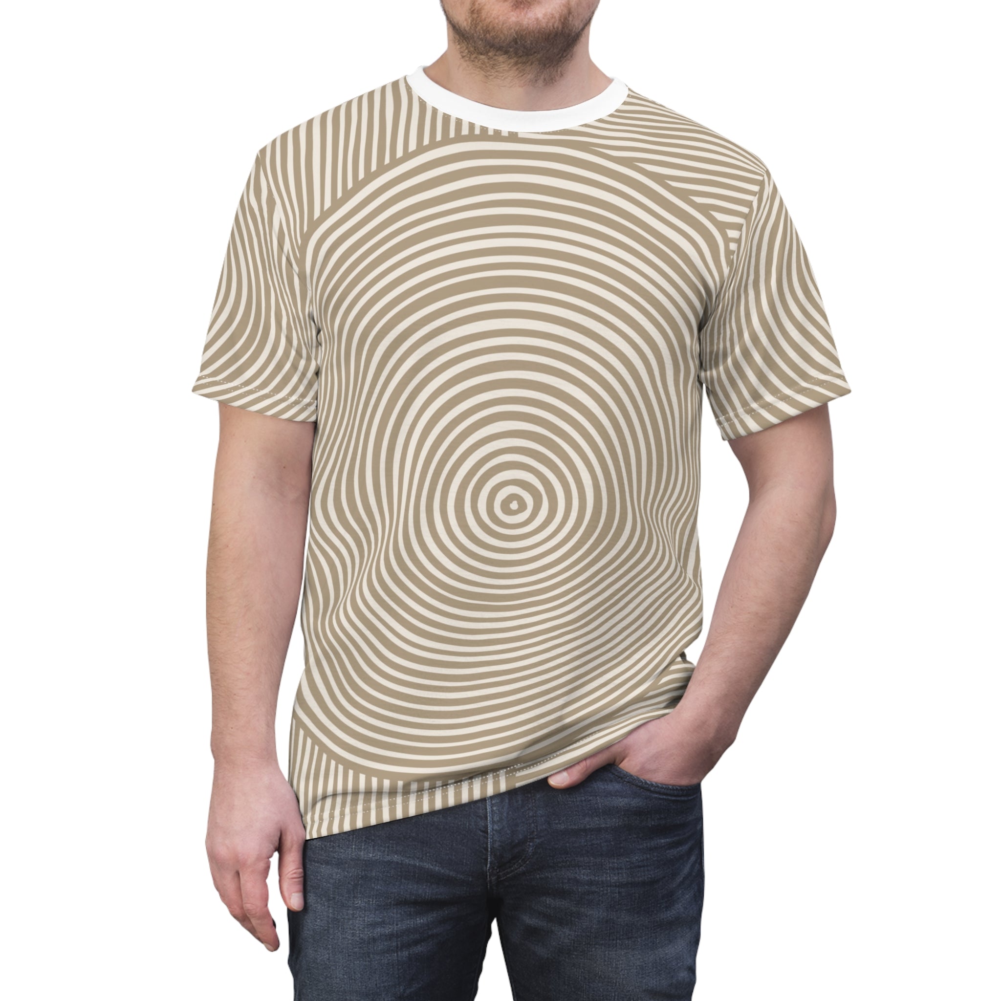 Modern Geometric Unisex Tee - Stylish Casual Wear