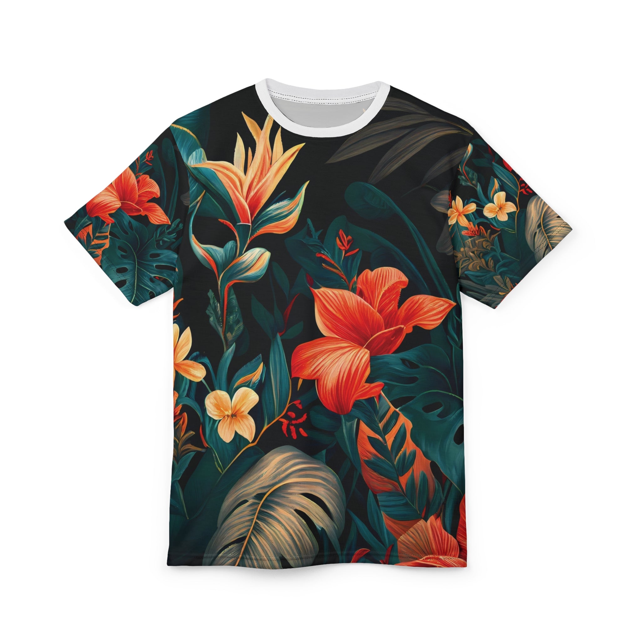 Unleash Your Tropical Spirit with the "Believe & Do" Floral T-Shirt