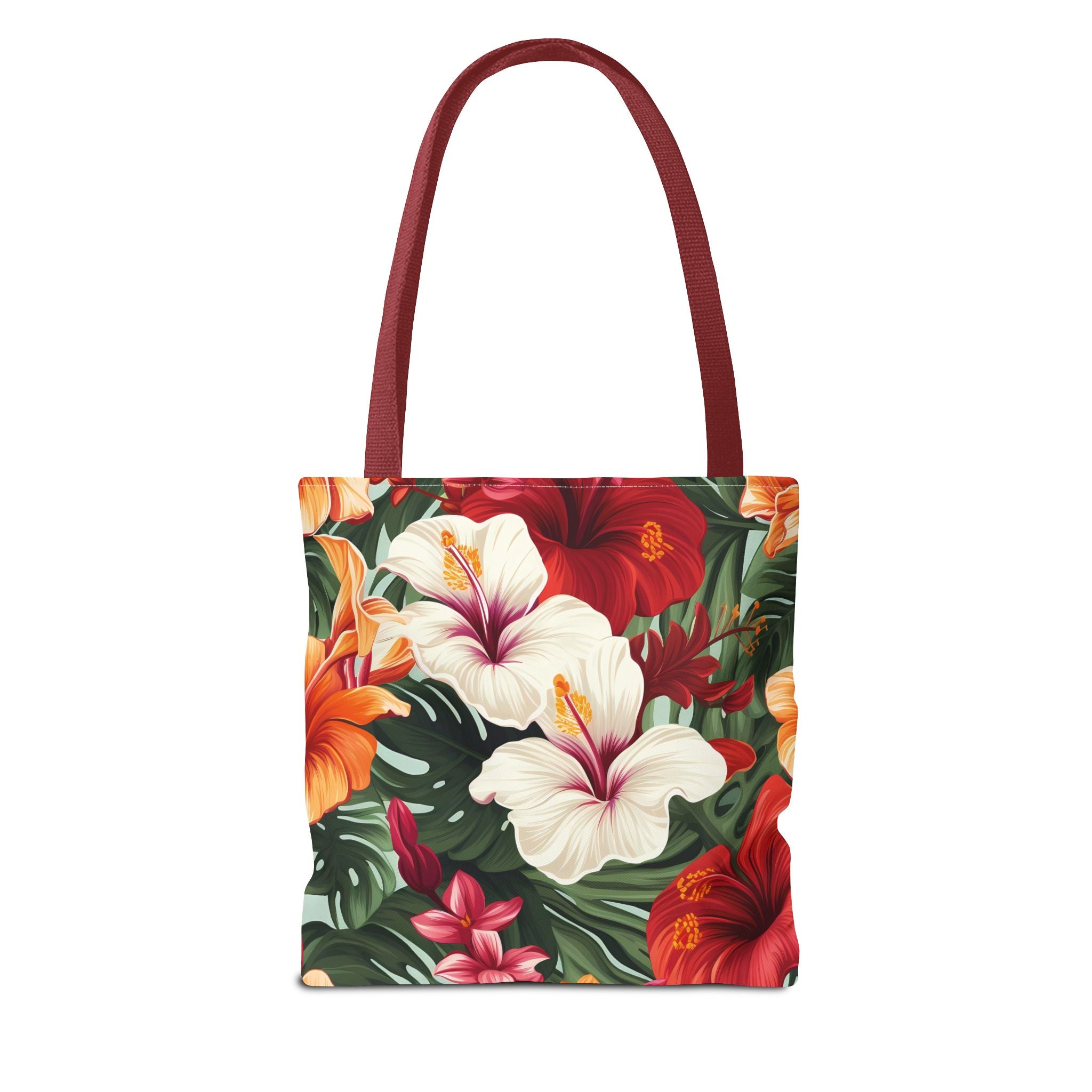 Tropical Floral Tote Bag - Stylish & Versatile for Everyday Use