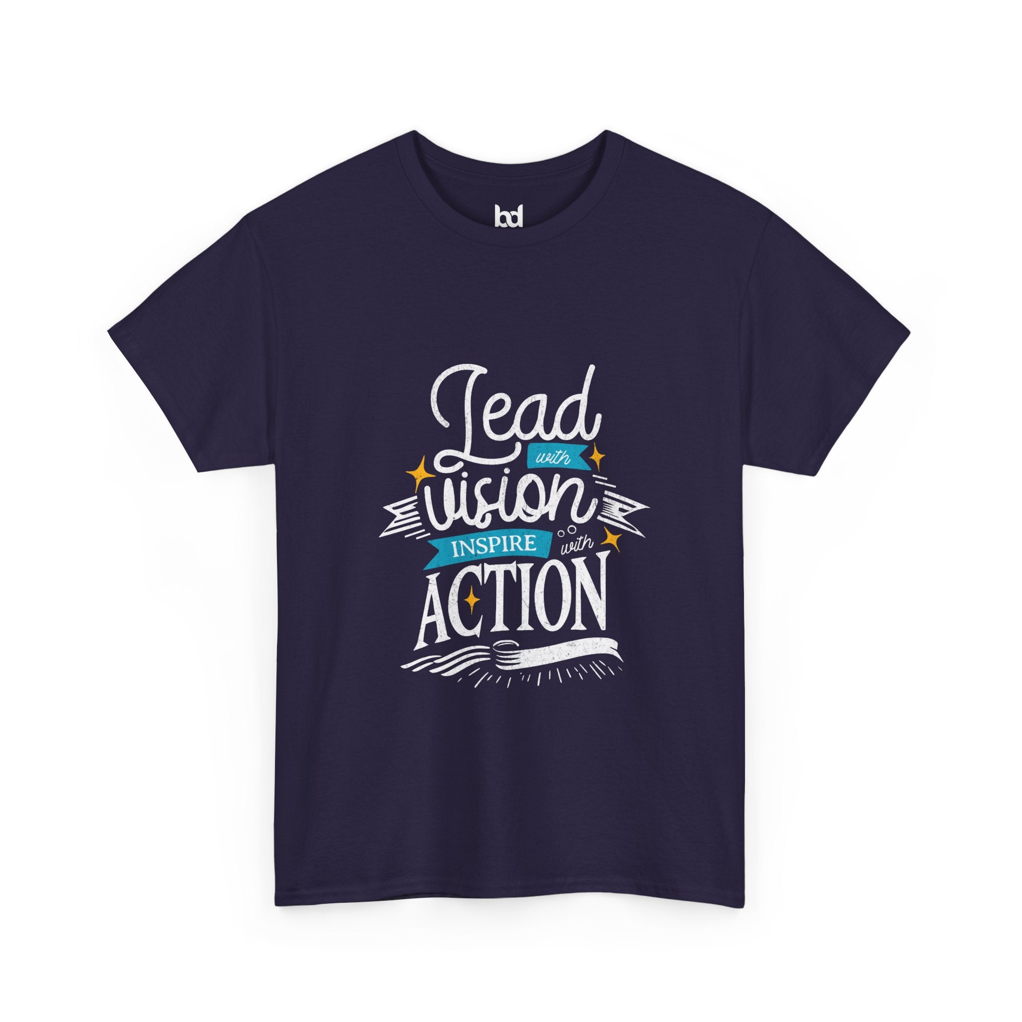 Inspire Action Unisex Heavy Cotton Tee - Motivational Quote Shirt