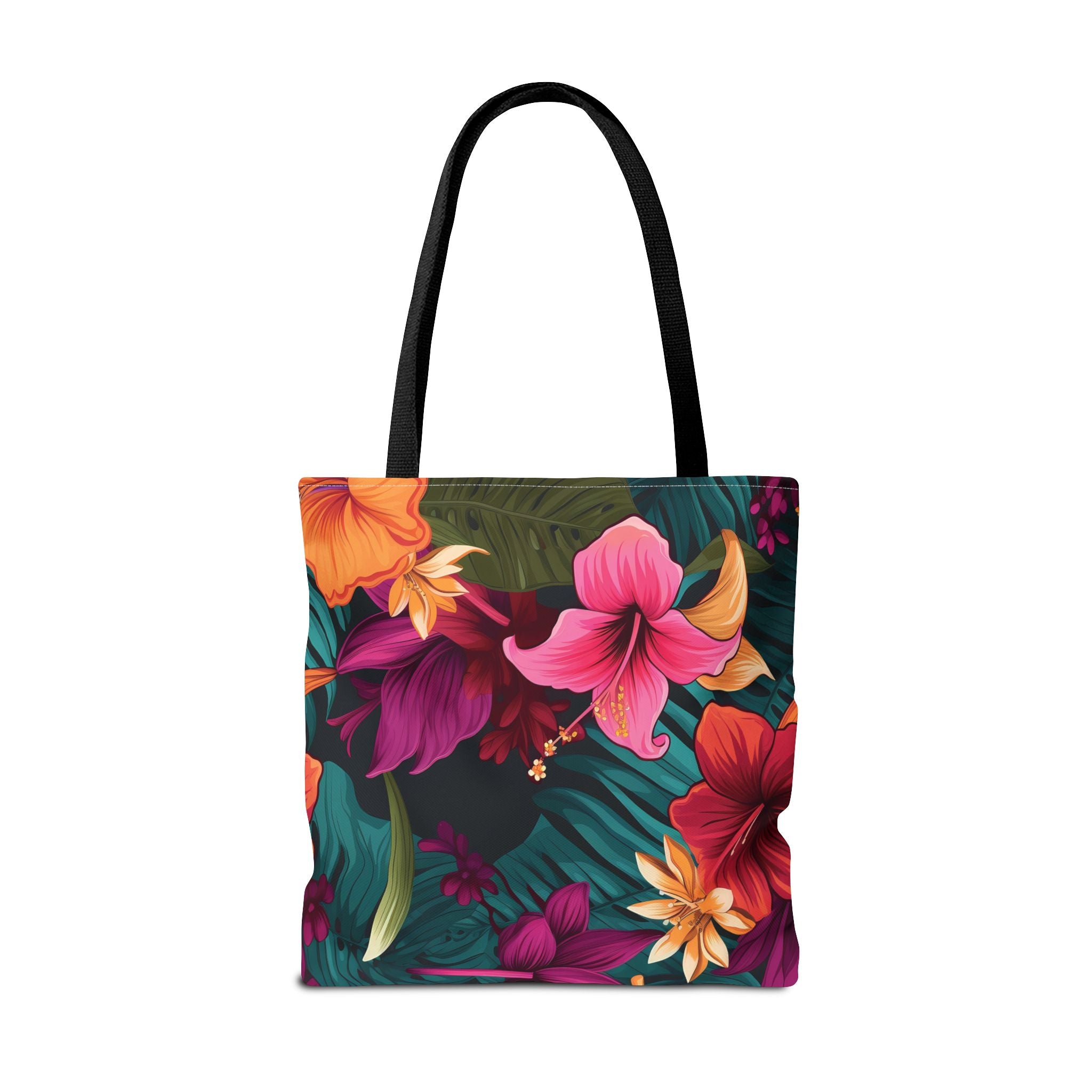 Tropical Floral Tote Bag - Perfect for Beach Days & Summer Outings