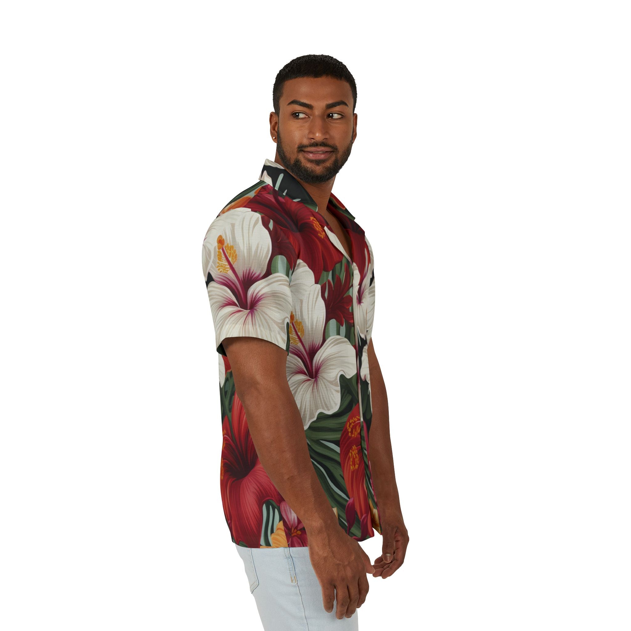 Classic Island Vibes: The Floral Hawaiian Shirt Perfect for Summer Parties & Beach Getaways
