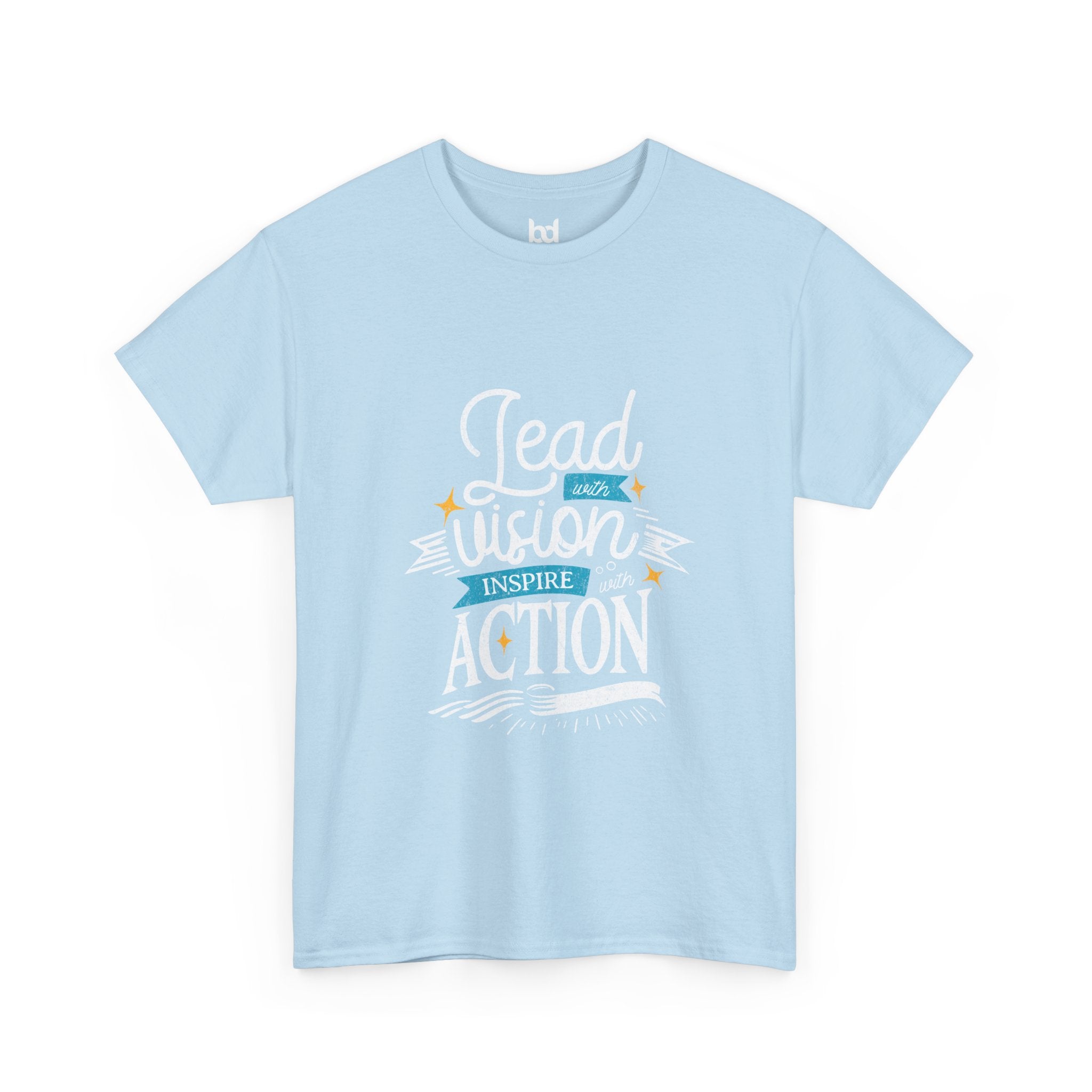 Inspire Action Unisex Heavy Cotton Tee - Motivational Quote Shirt