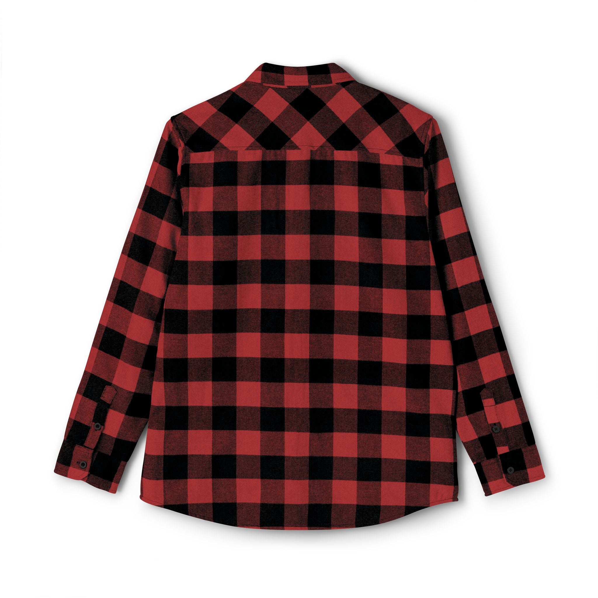 Cozy Comfort with a Purpose: The "Believe & Do" Unisex Flannel Shirt - Cozy Black and Green Plaid Design for Everyday Wear