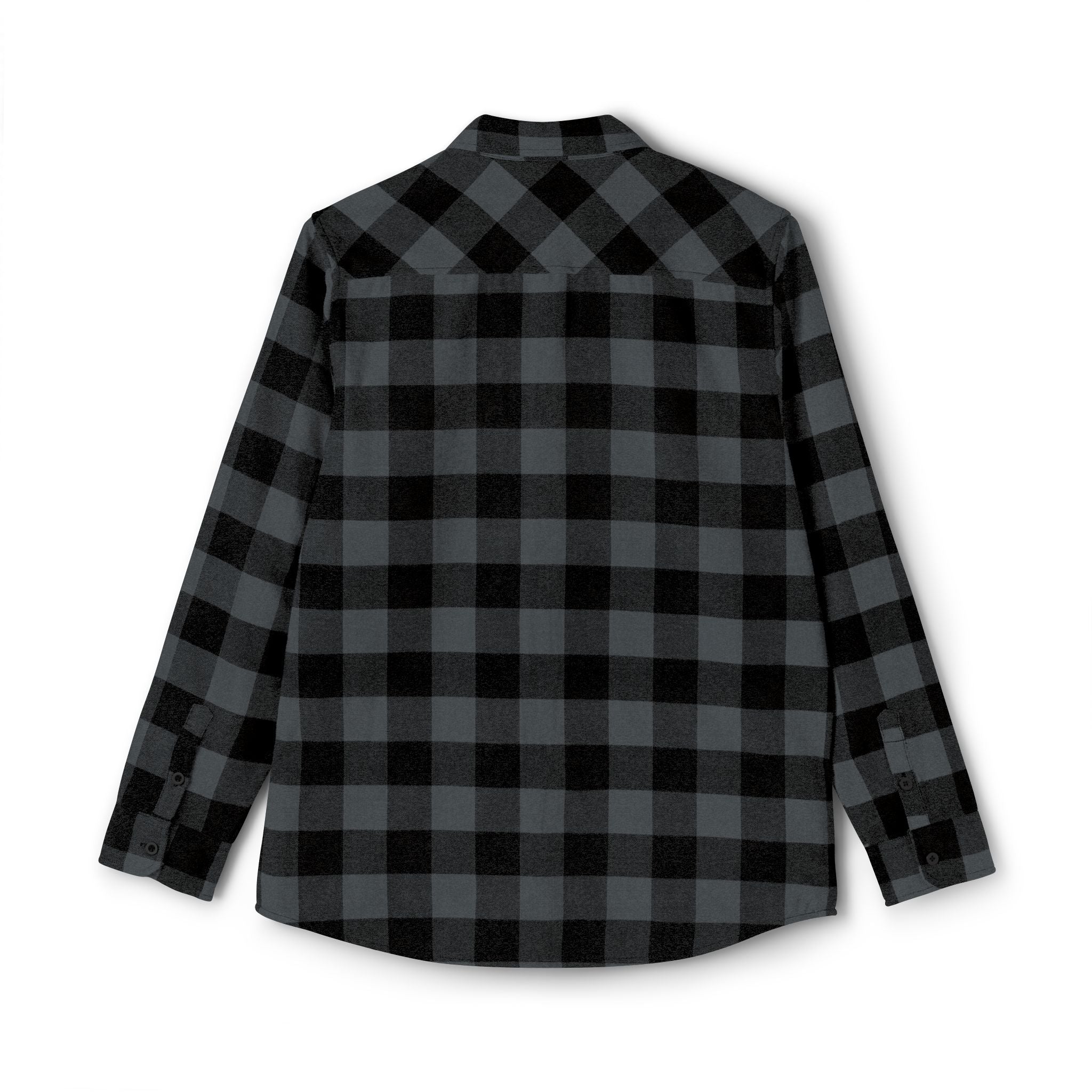 Cozy Comfort with a Purpose: The "Believe & Do" Unisex Flannel Shirt - Cozy Black and Green Plaid Design for Everyday Wear