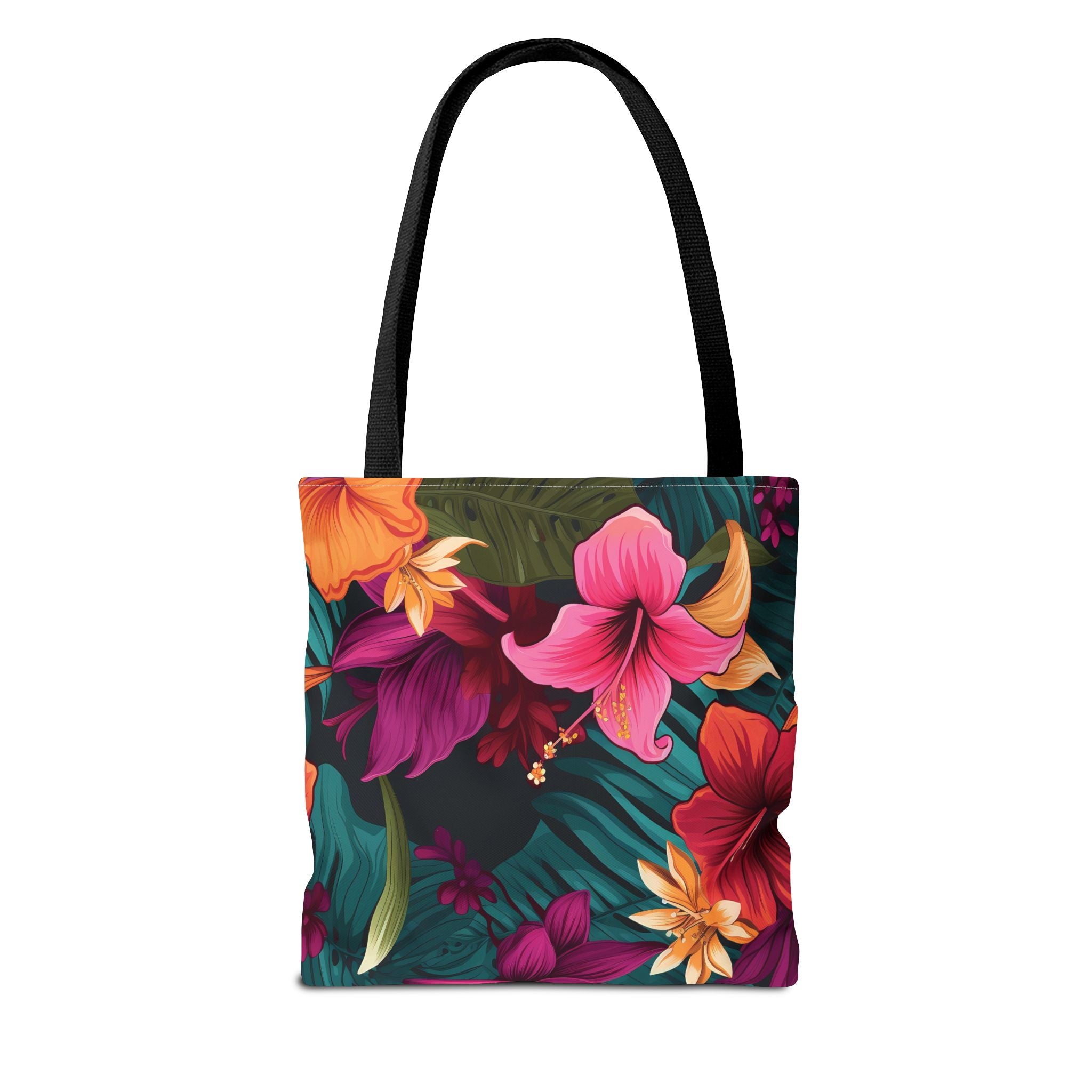 Tropical Floral Tote Bag - Perfect for Beach Days & Summer Outings