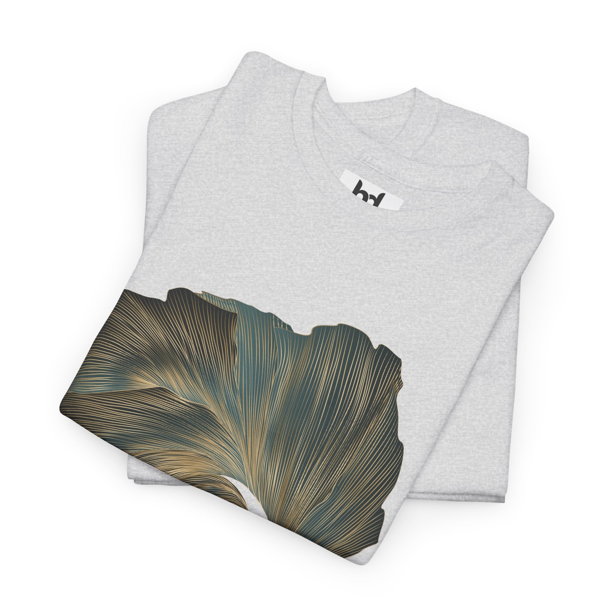 Belive.Do.Conquer Unisex Heavy Cotton Tee - Artistic Leaf Design