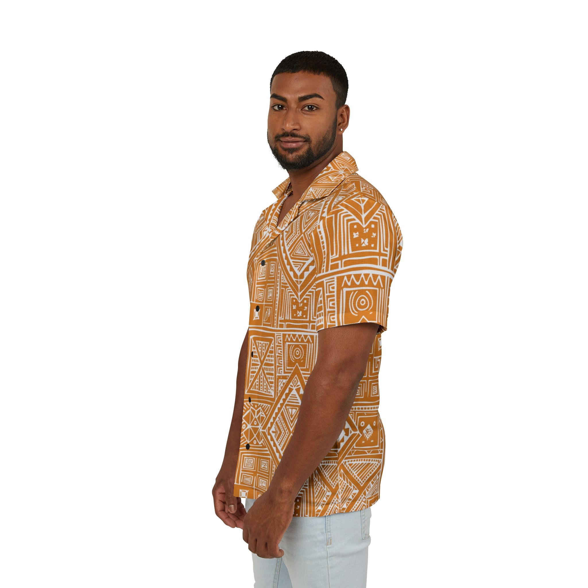 Kala Geometric Shirt - Tropical Pattern for Summer Adventures