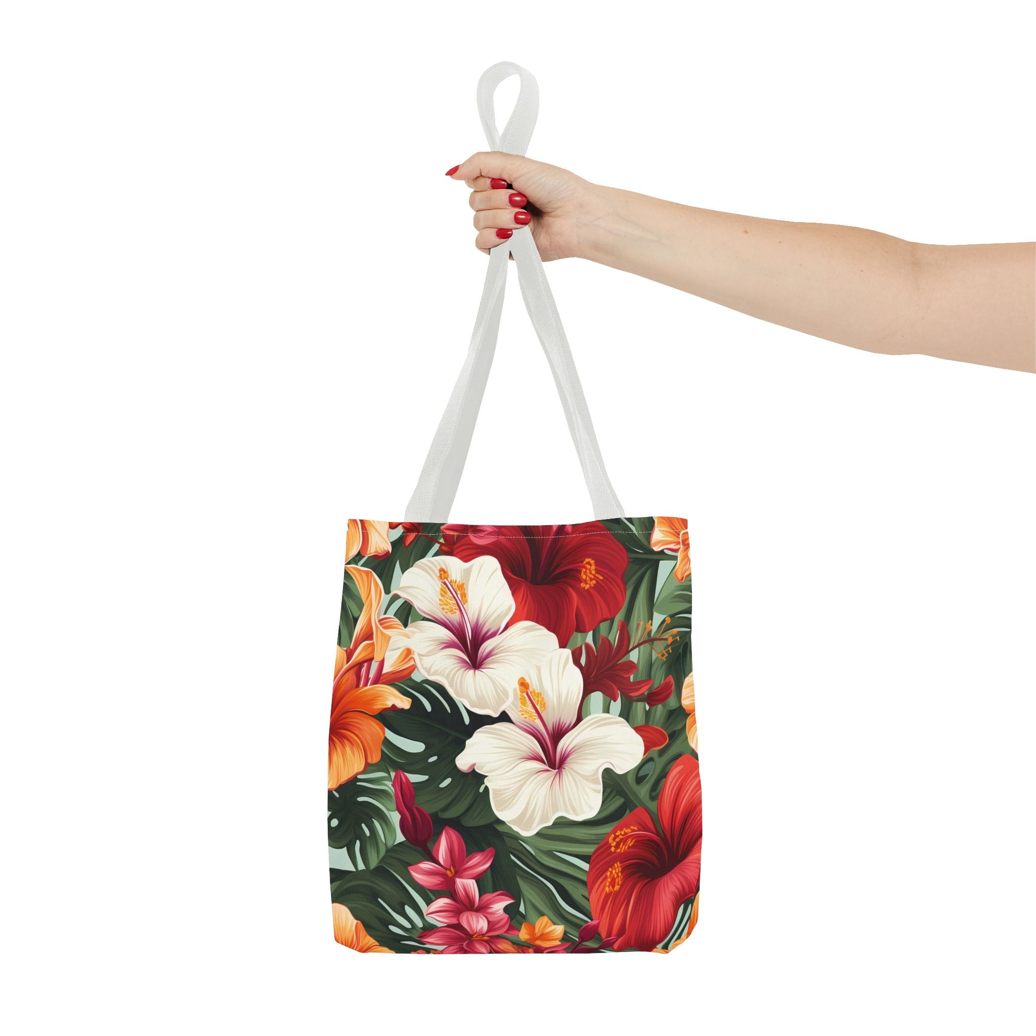 Tropical Floral Tote Bag - Stylish & Versatile for Everyday Use