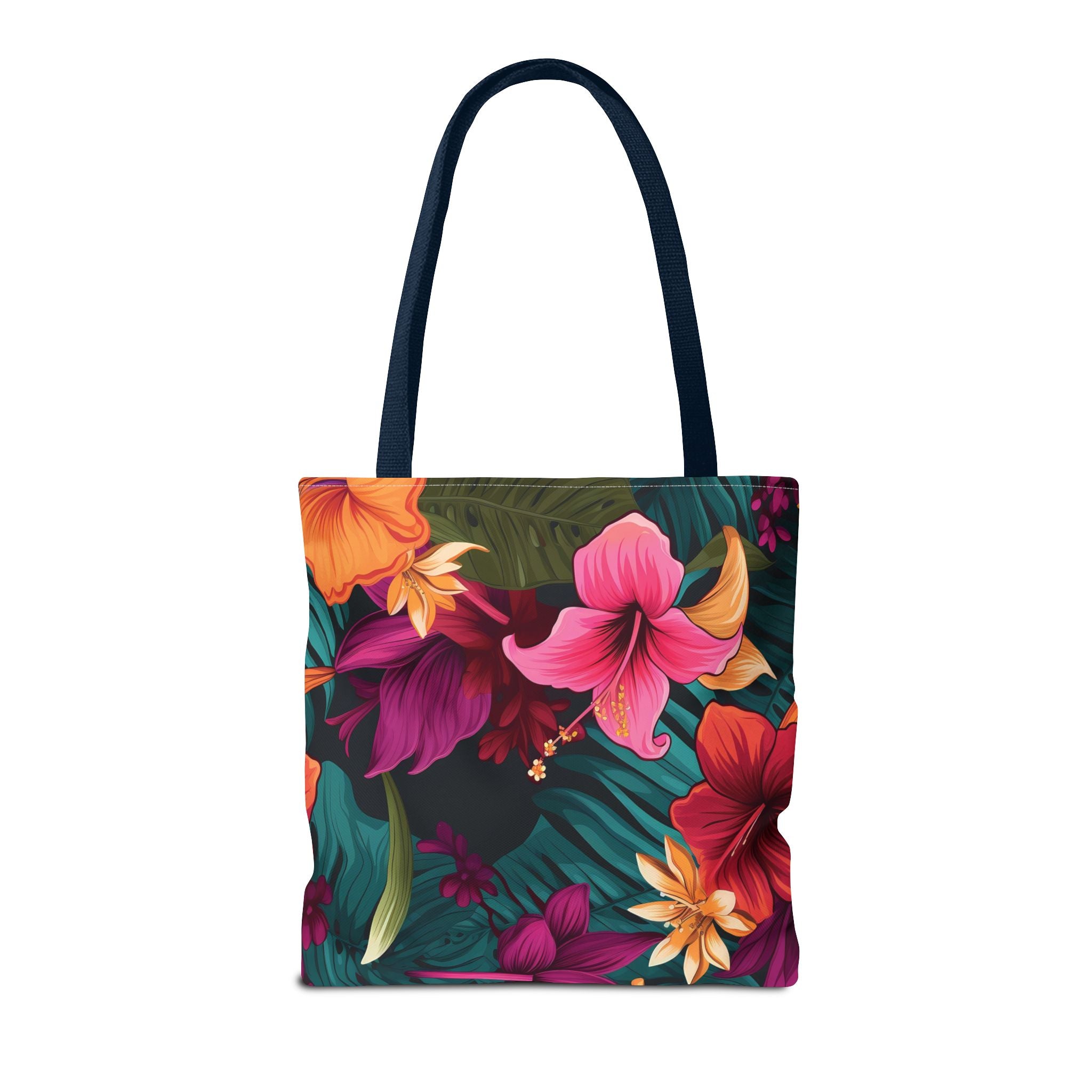 Tropical Floral Tote Bag - Perfect for Beach Days & Summer Outings