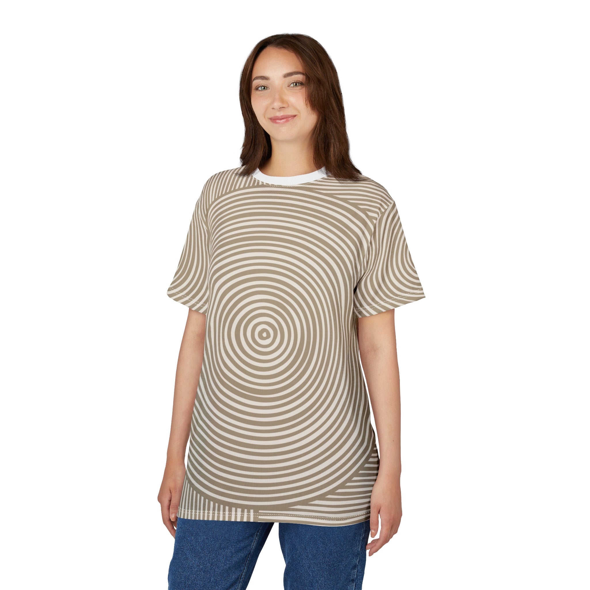 Modern Geometric Unisex Tee - Stylish Casual Wear