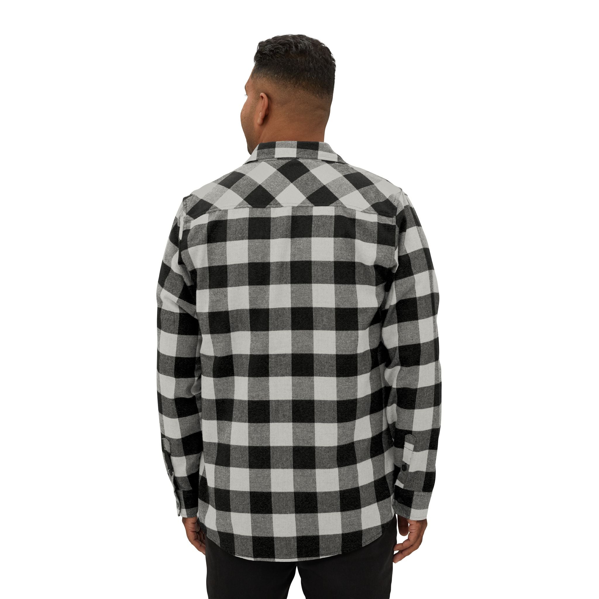 Cozy Comfort with a Purpose: The "Believe & Do" Unisex Flannel Shirt - Cozy Black and Green Plaid Design for Everyday Wear
