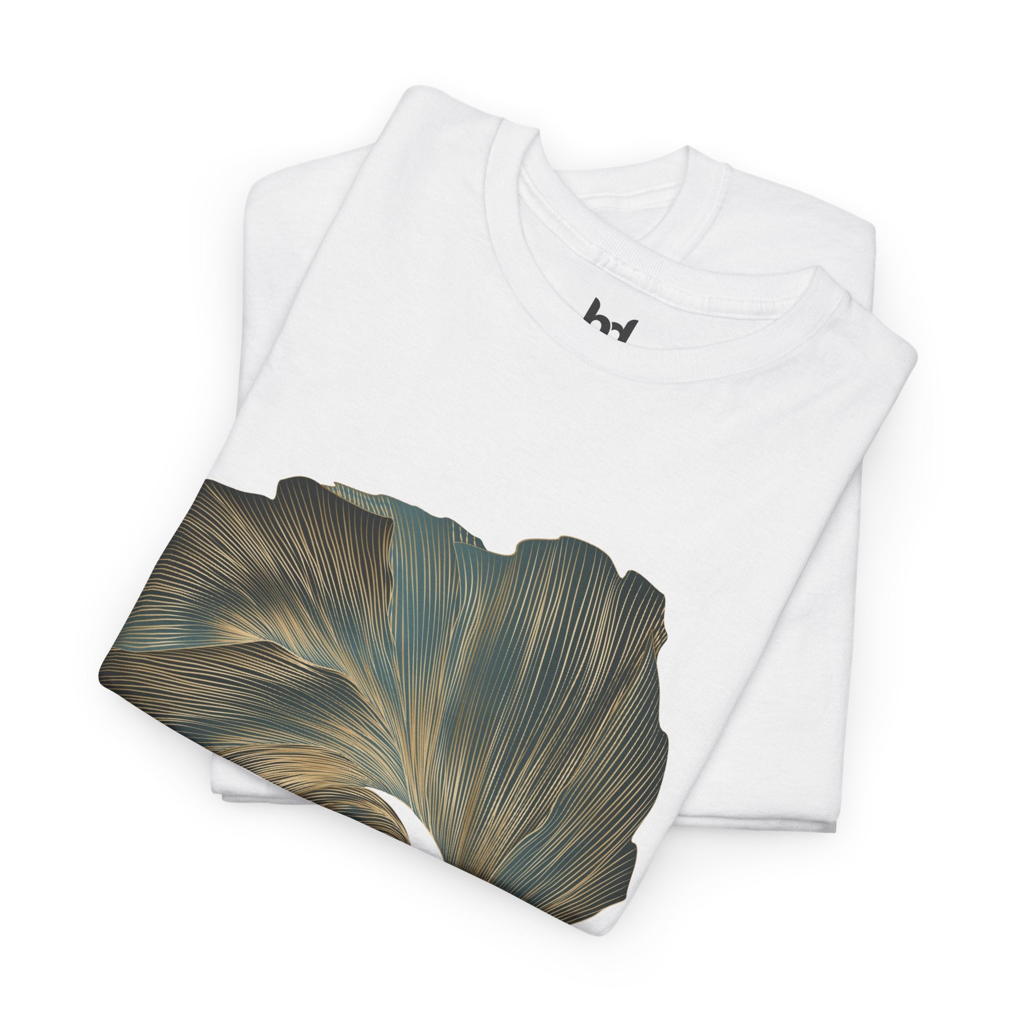 Belive.Do.Conquer Unisex Heavy Cotton Tee - Artistic Leaf Design