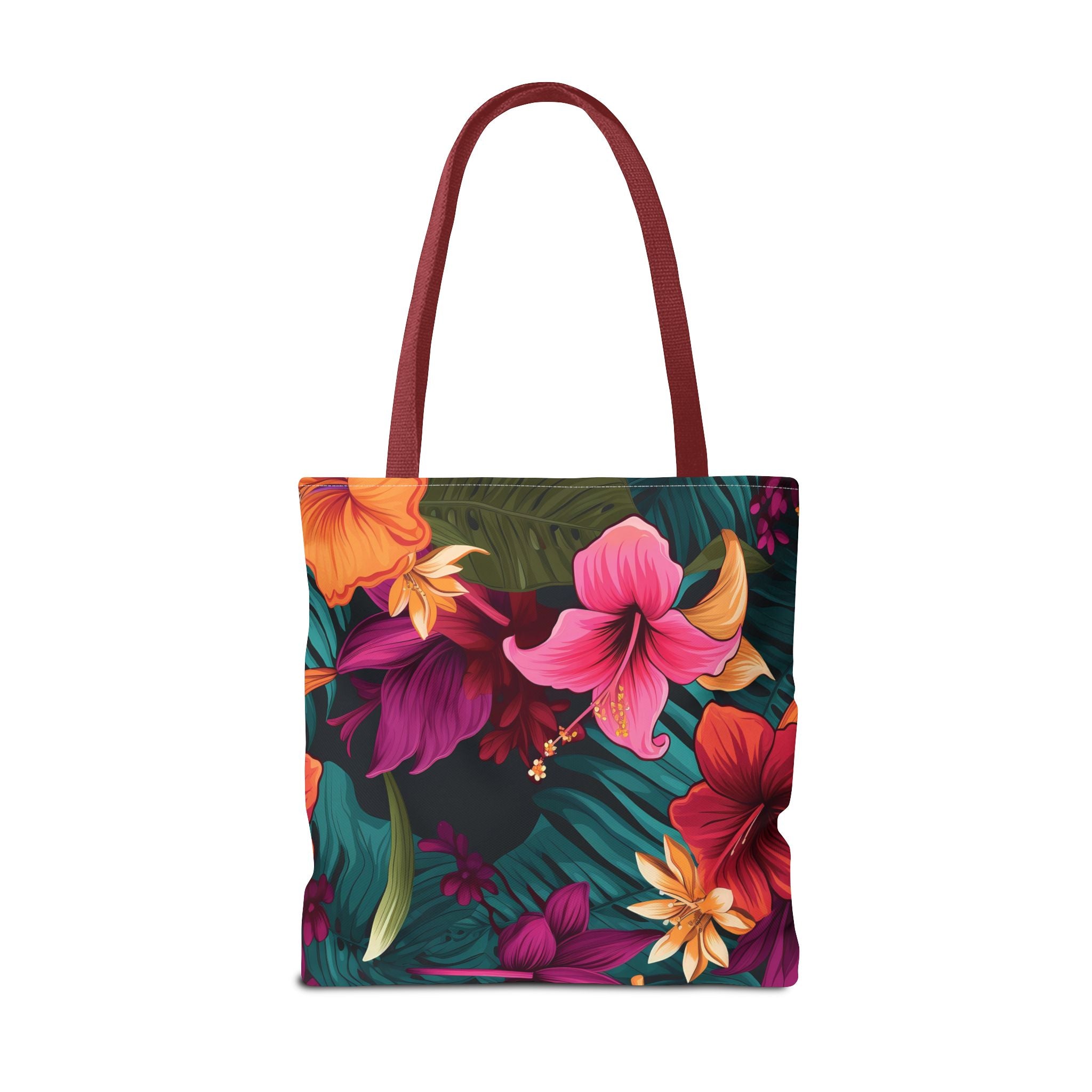 Tropical Floral Tote Bag - Perfect for Beach Days & Summer Outings