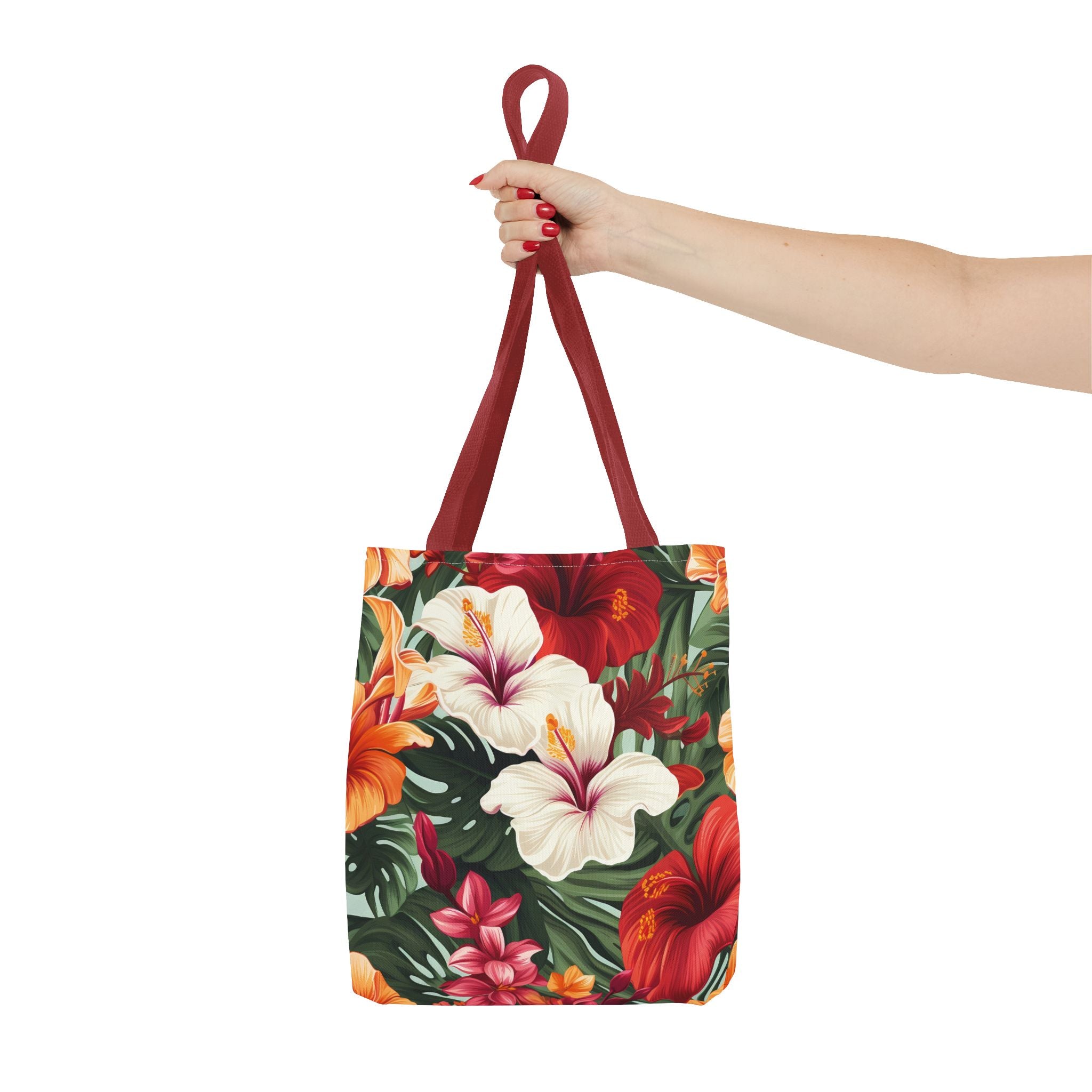 Tropical Floral Tote Bag - Stylish & Versatile for Everyday Use