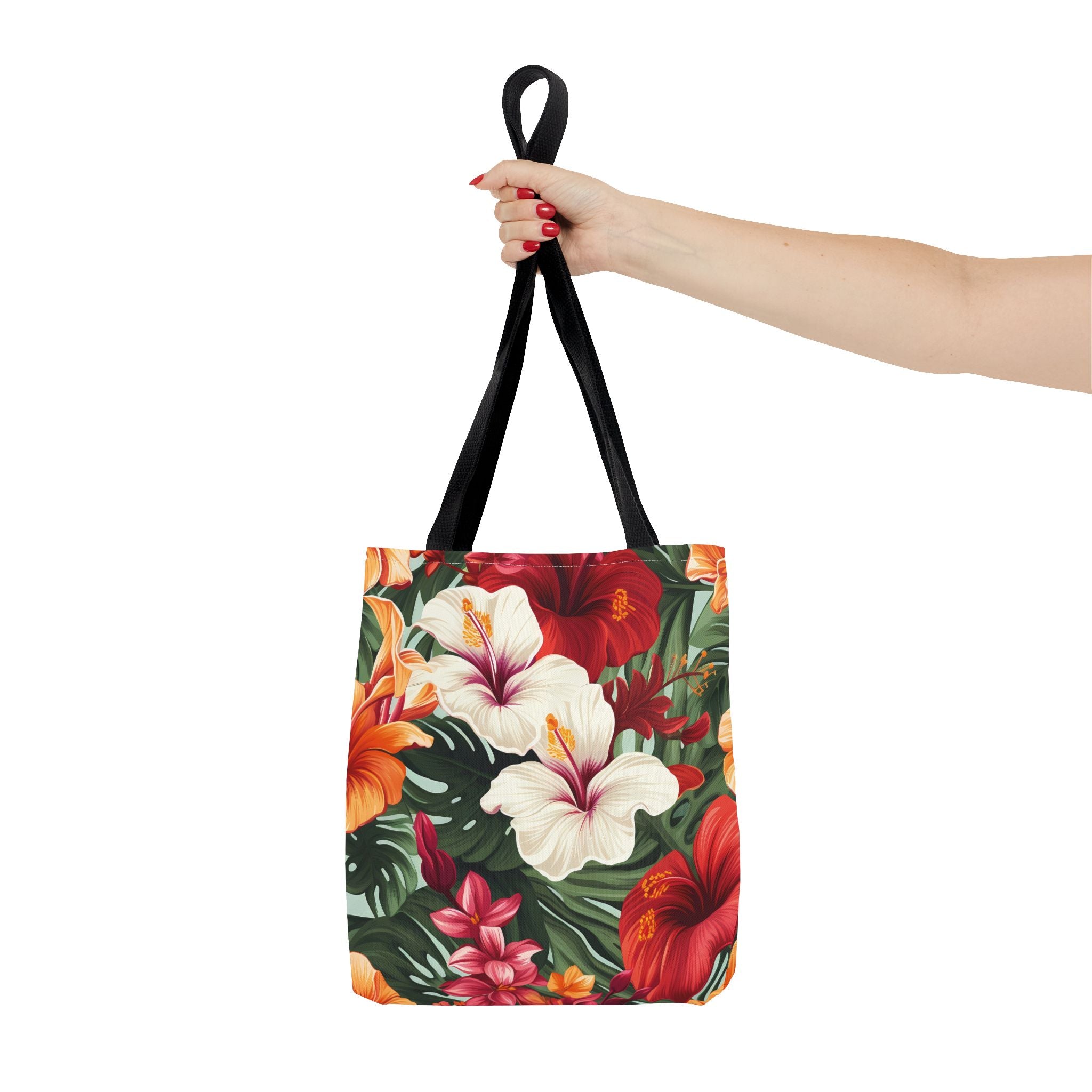 Tropical Floral Tote Bag - Stylish & Versatile for Everyday Use