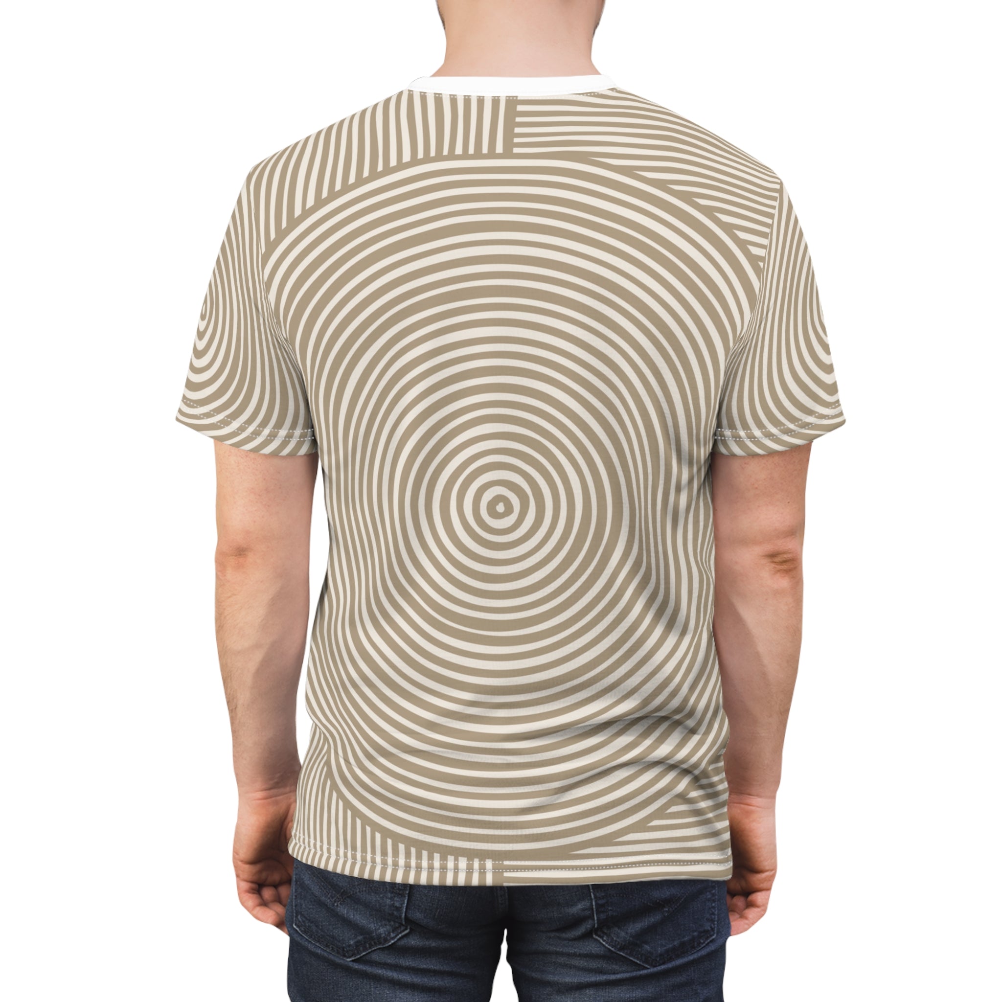 Modern Geometric Unisex Tee - Stylish Casual Wear