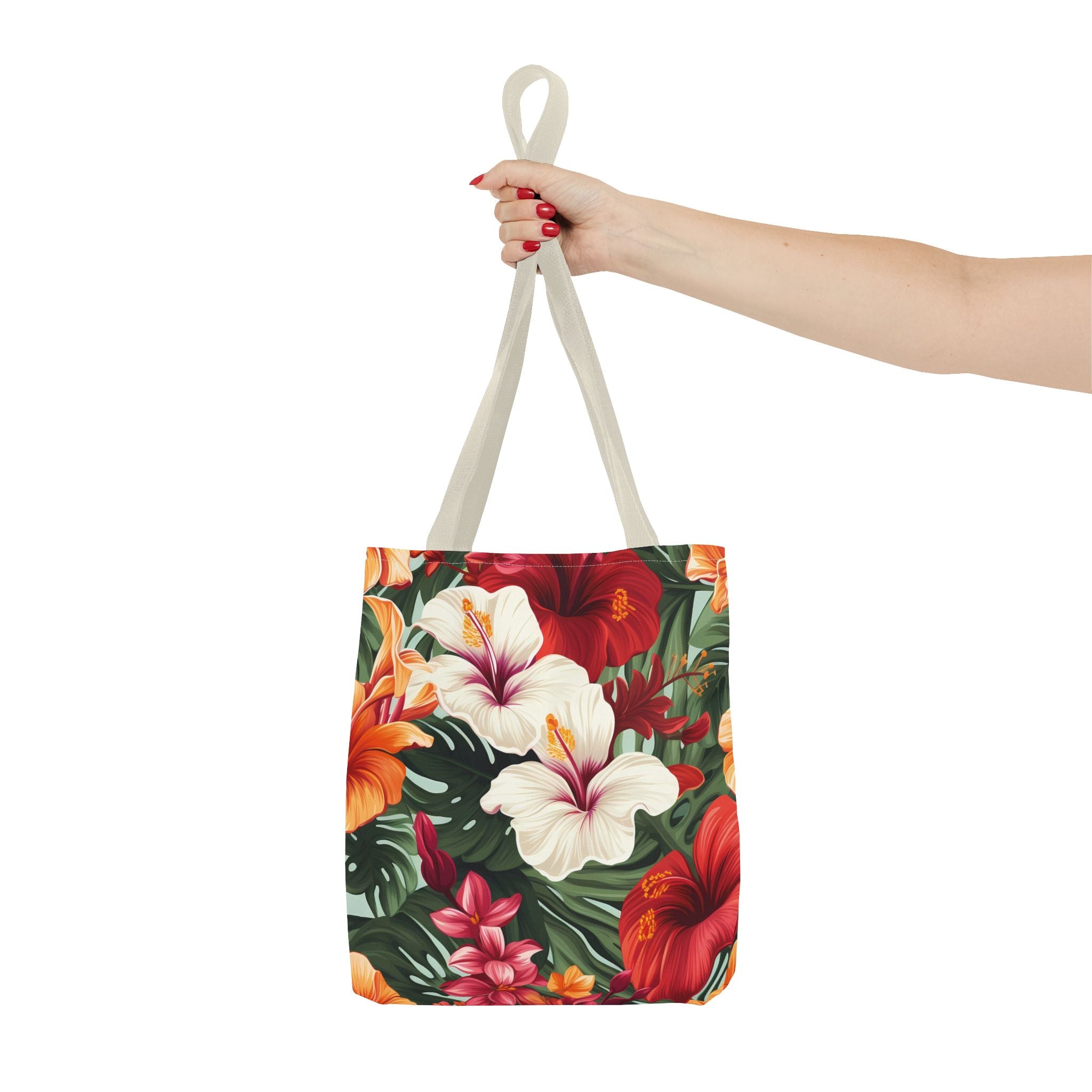 Tropical Floral Tote Bag - Stylish & Versatile for Everyday Use