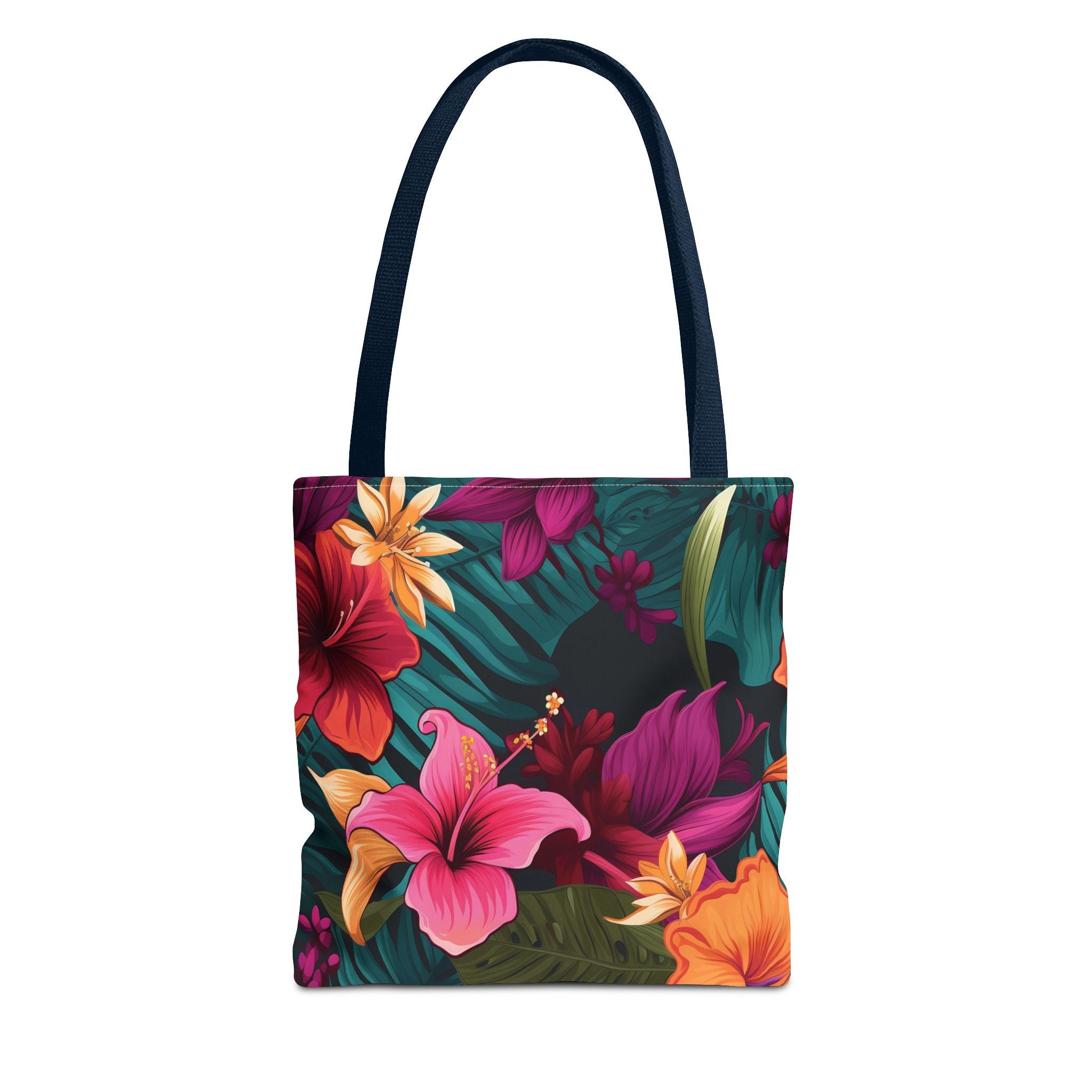 Tropical Floral Tote Bag - Perfect for Beach Days & Summer Outings
